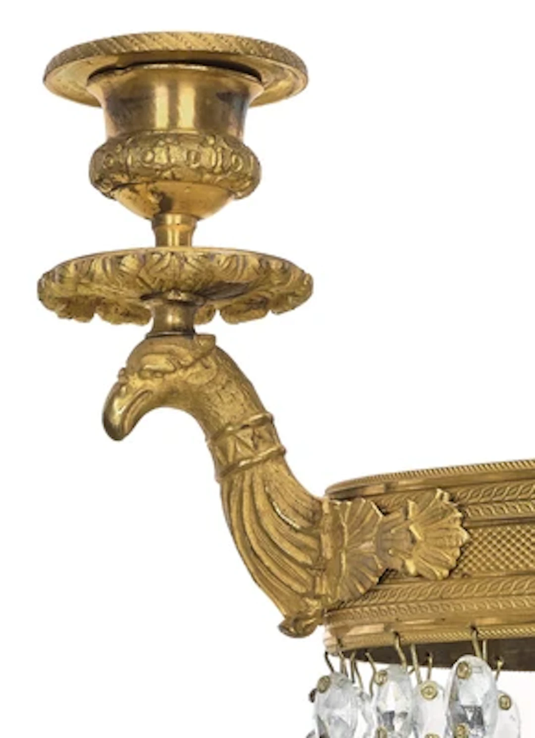A Pair of Neoclassical Candle Wall Lights