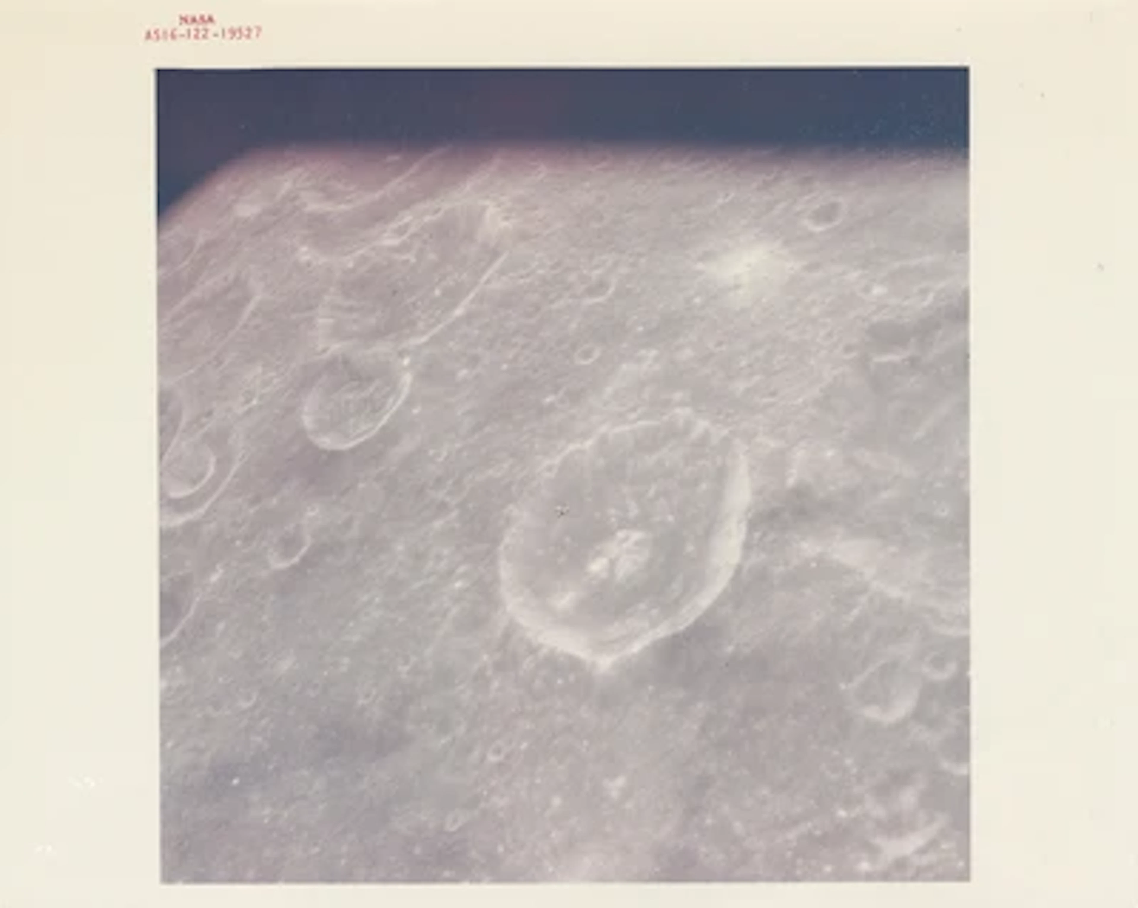 APOLLO 16 - Orion Ascending from the Moon