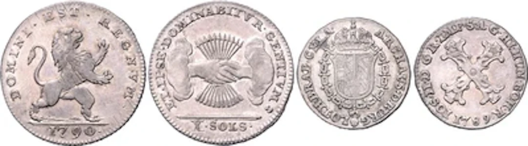 Josef II.- Münzstätten Günzburg und Brüssel