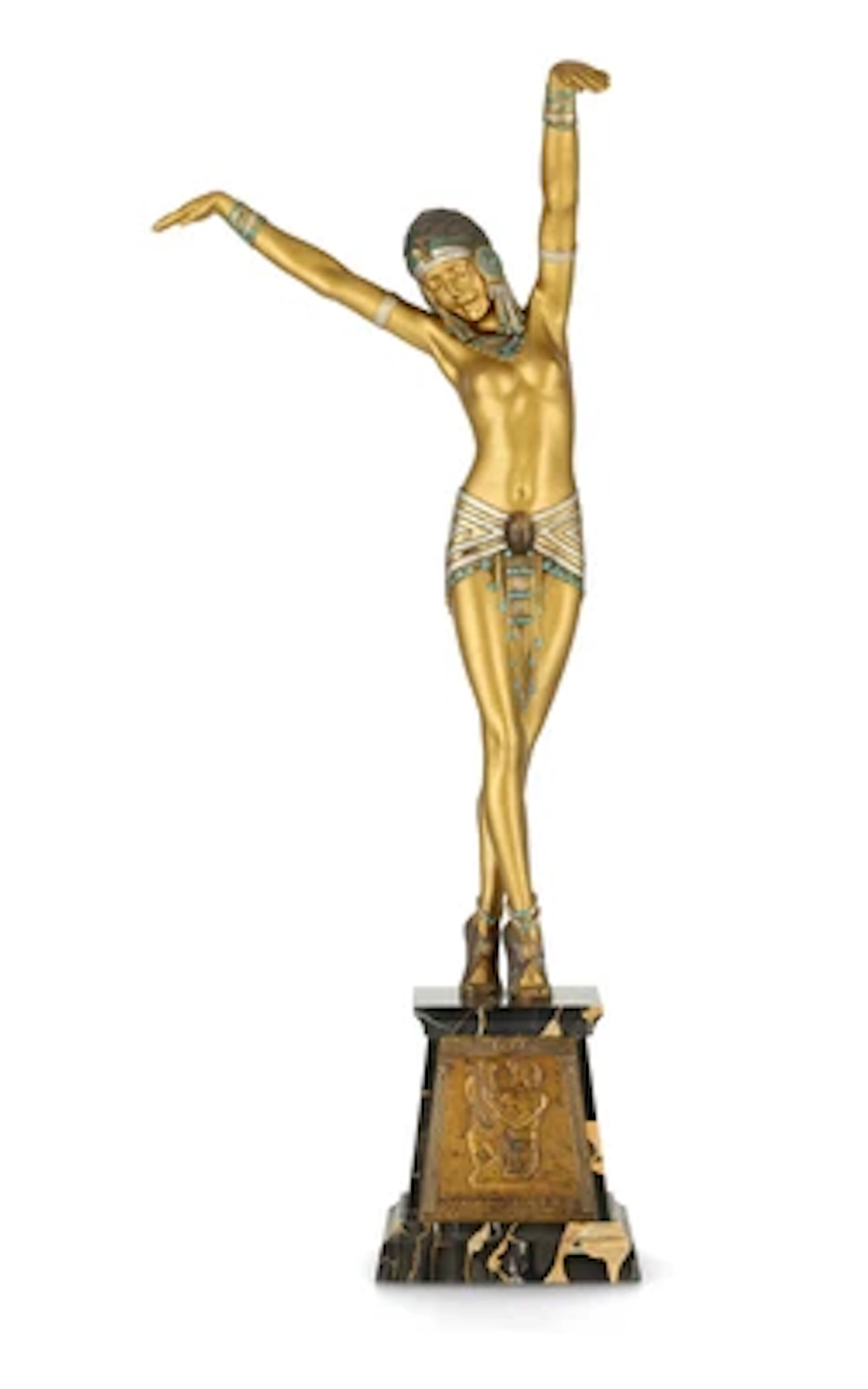 Demetre Chiparus (Dorohoi 1886-1947), “Egyptian Dancer”, Paris, c. 1925