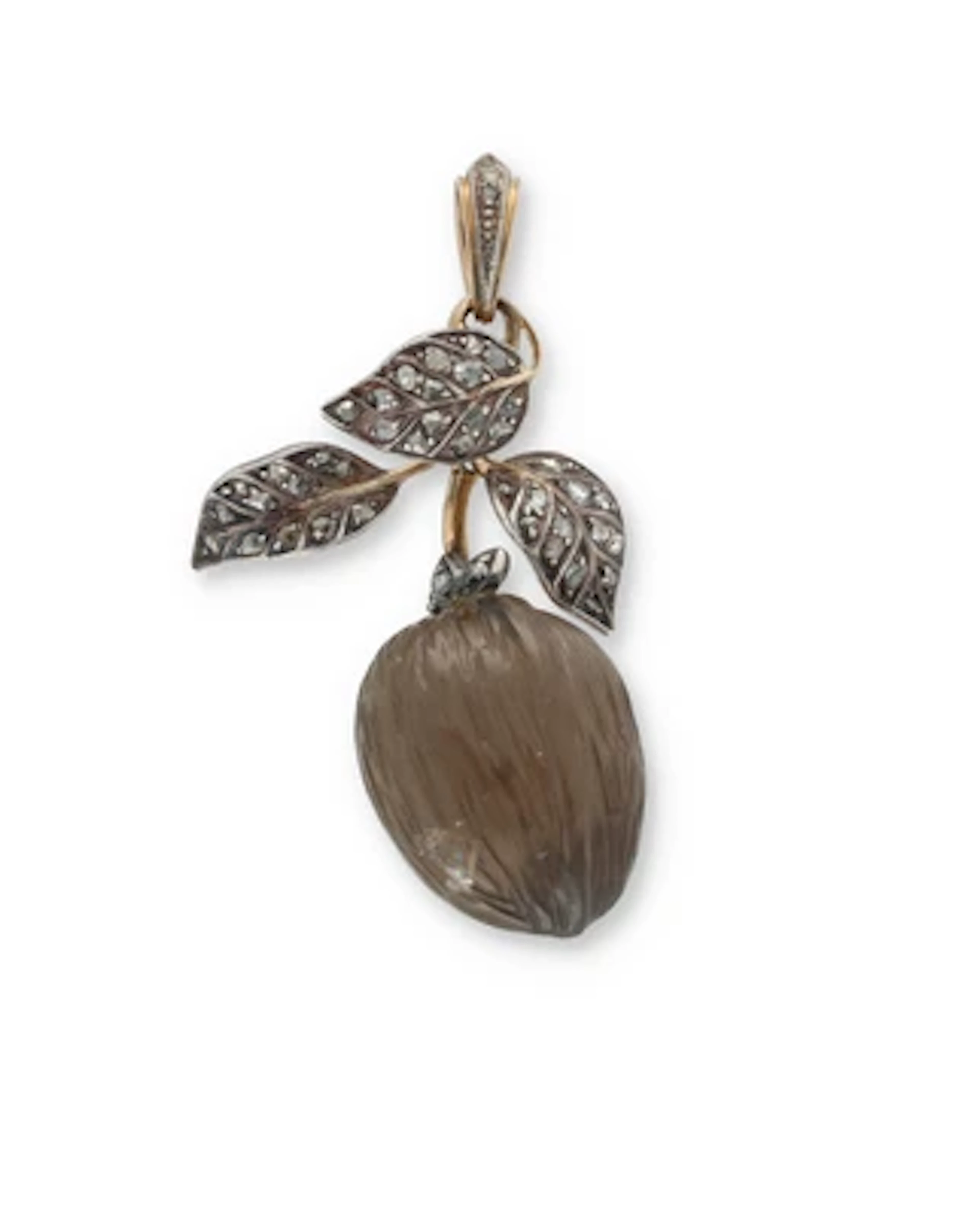 Diamant Rauchquarzanhänger