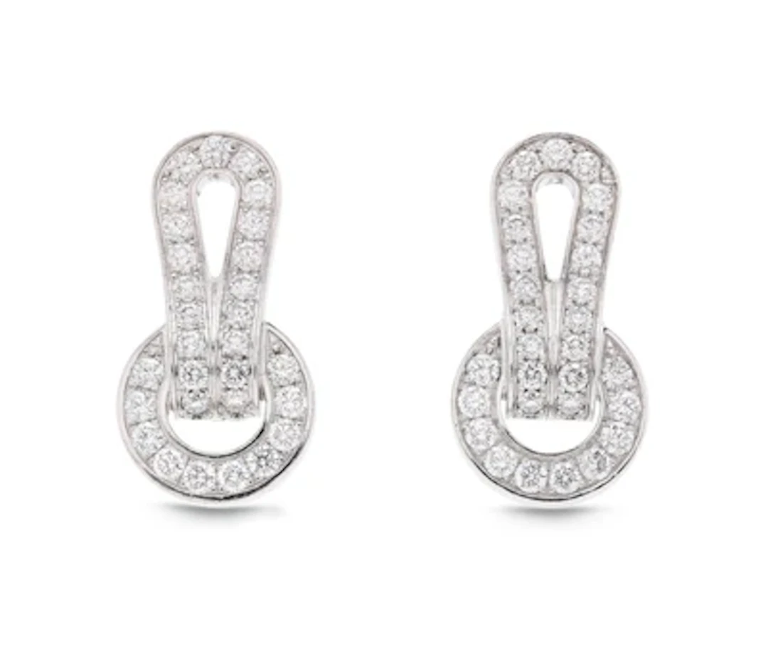 Cartier Agrafe diamond earclips