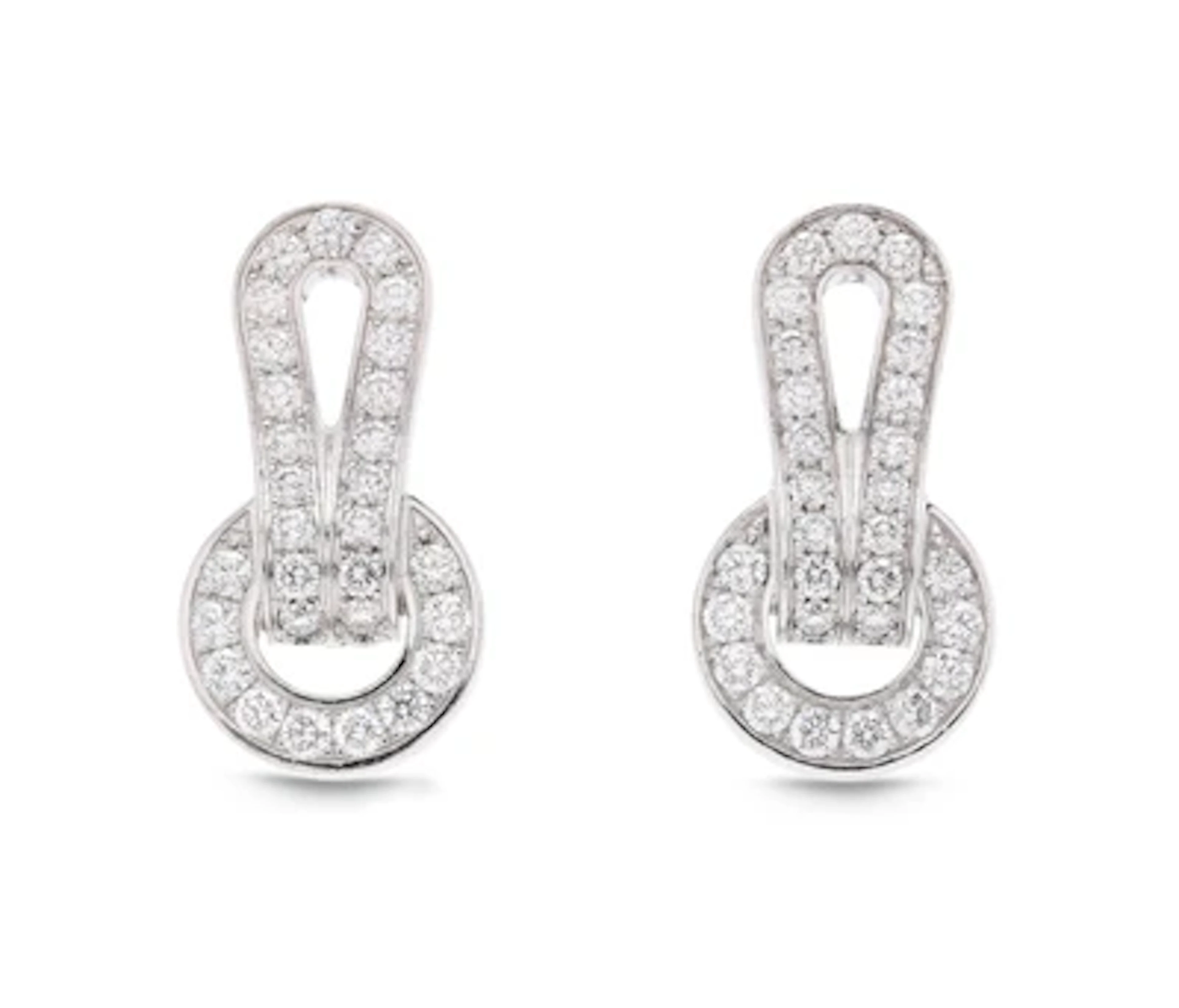 Cartier Agrafe diamond earclips
