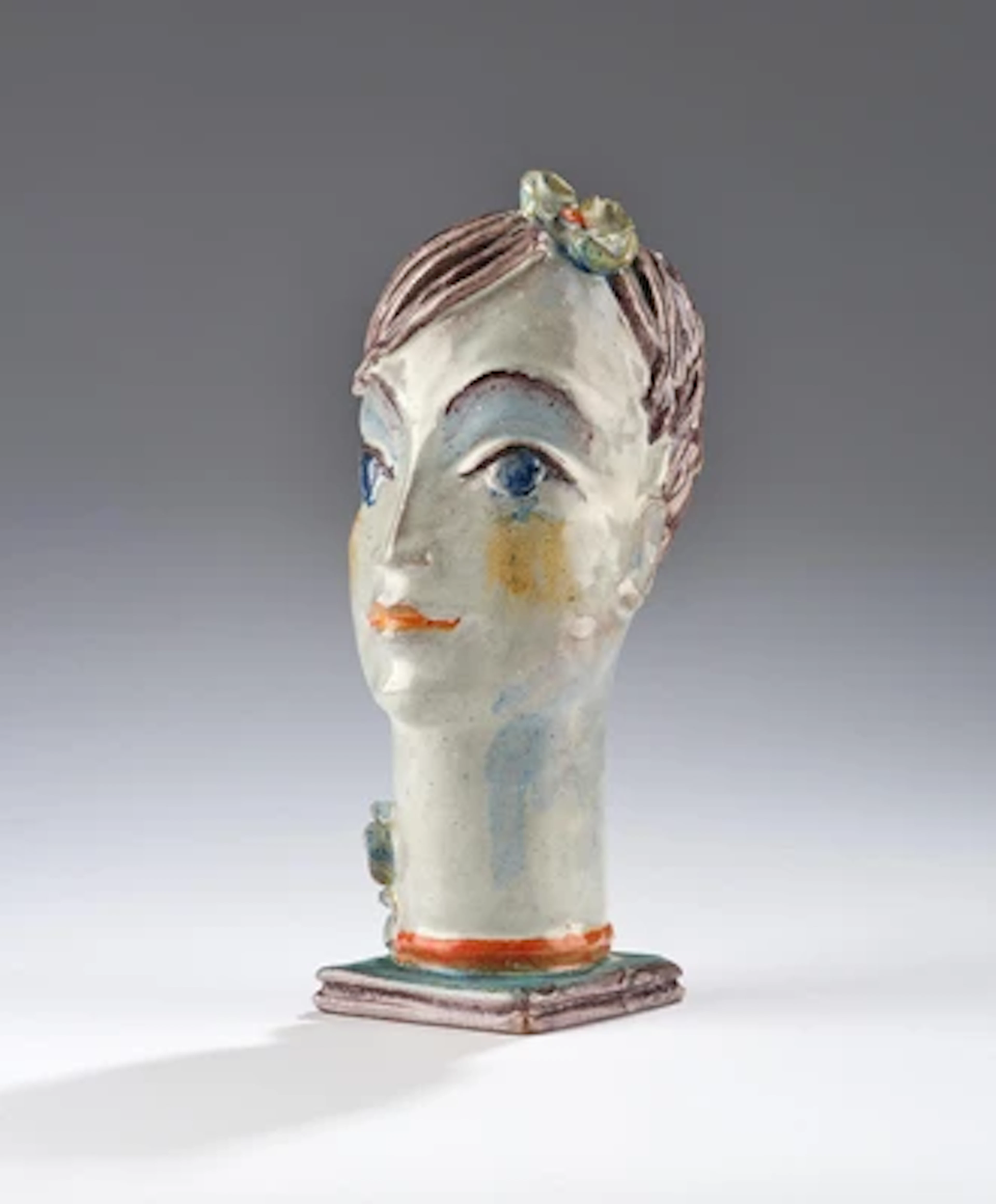 Gudrun Baudisch (Pöls 1907-1982 Salzburg), Frauenkopf ("Kopf"), Modell: K 346, Wiener Werkstätte, 1927