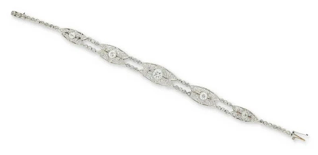 Altschliffdiamant Armband zus. ca. 2,50 ct