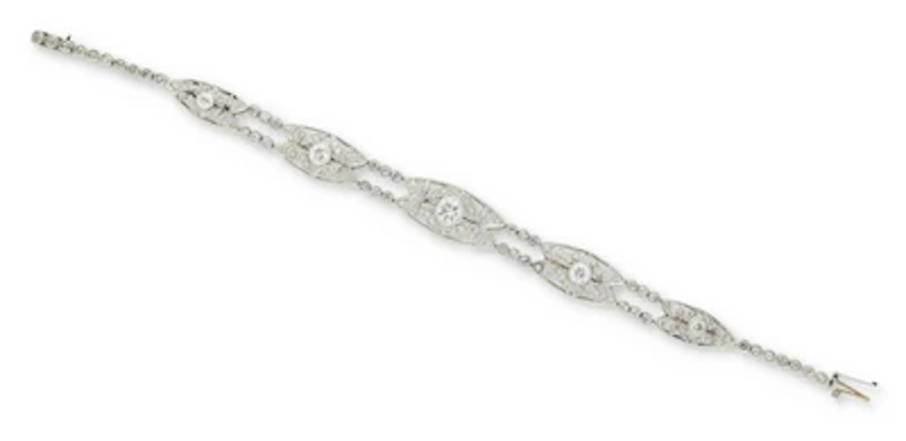 Altschliffdiamant Armband zus. ca. 2,50 ct