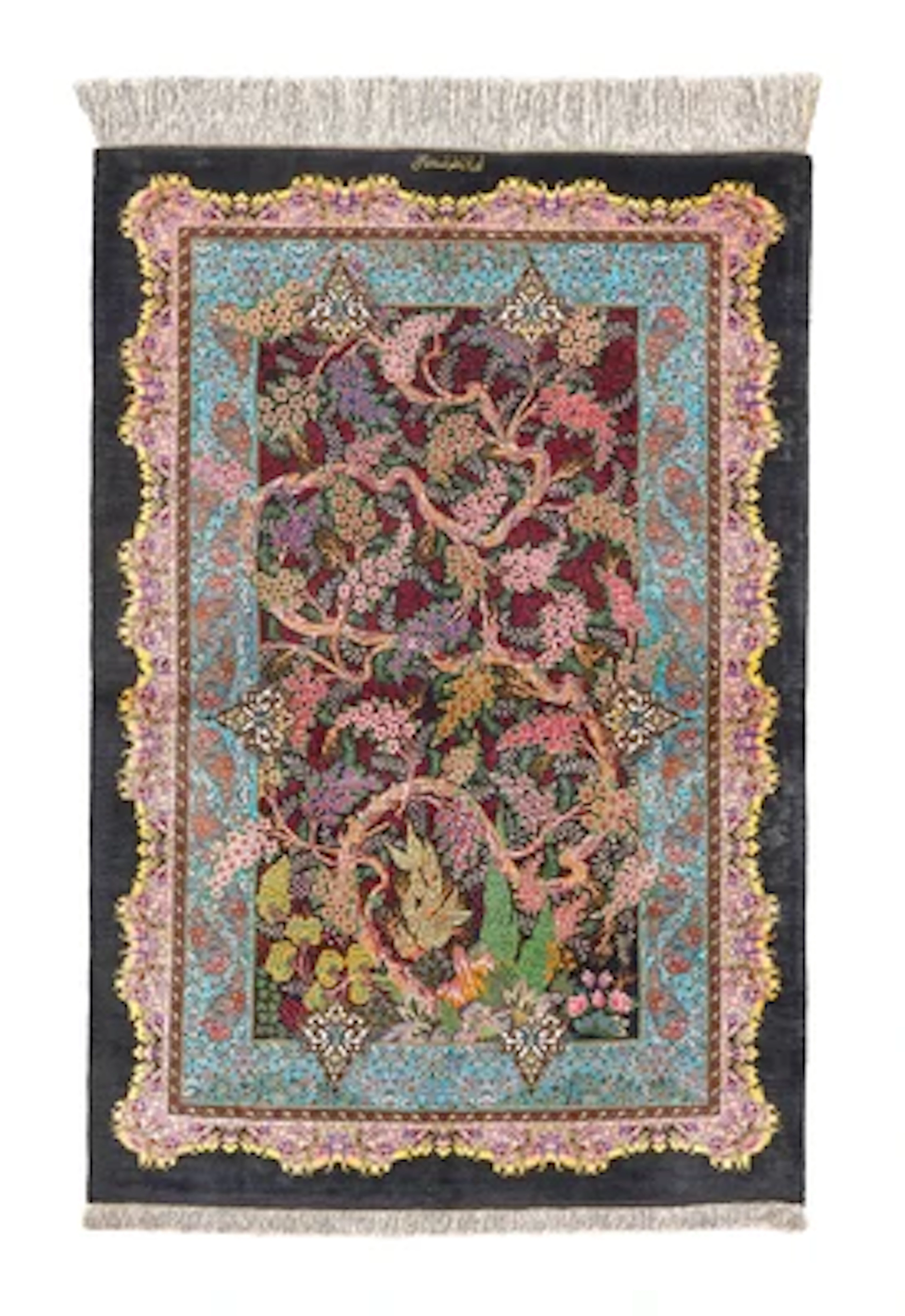 Ghom Silk Fine, Iran, c. 148 x 100 cm