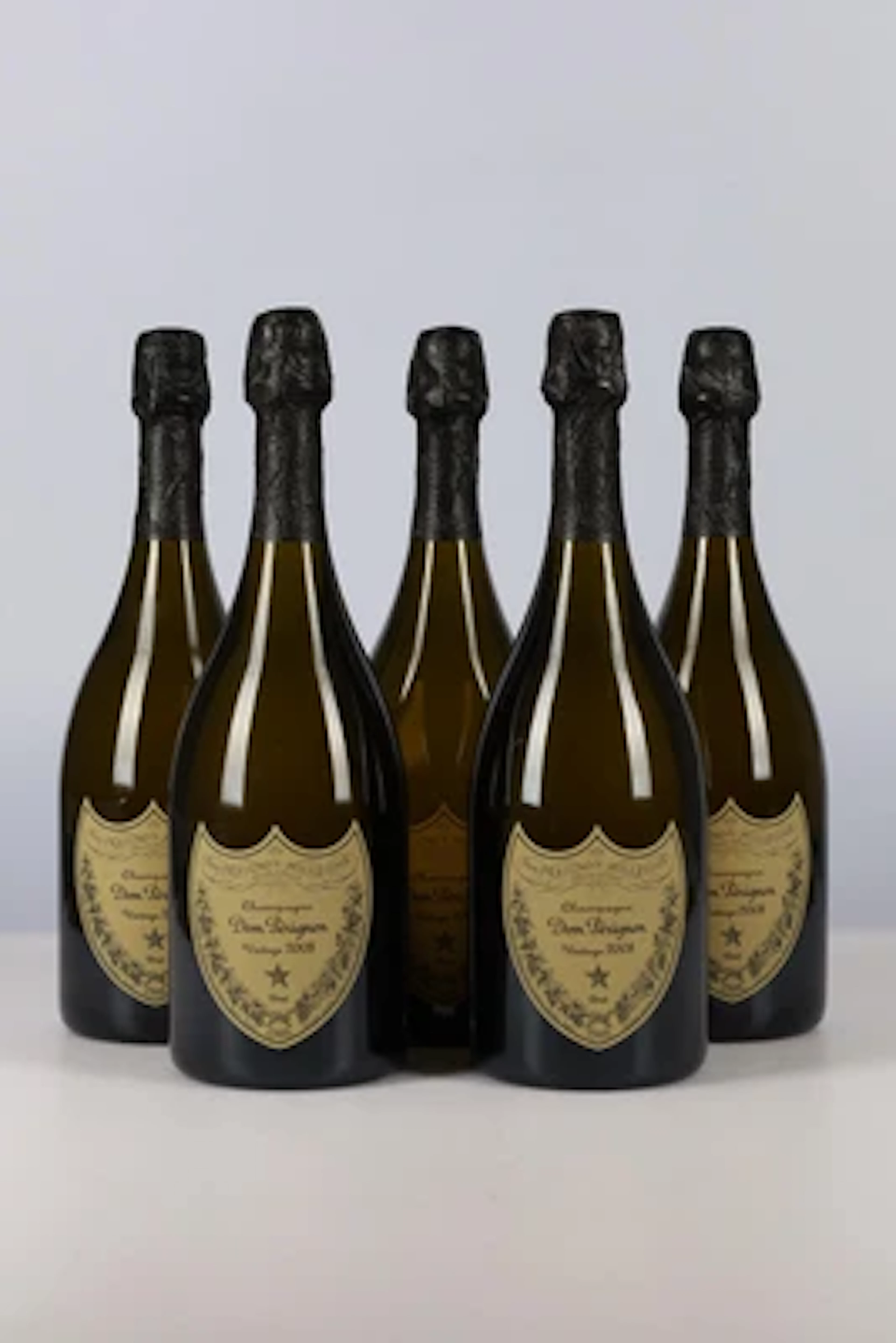 2008 Champagne Dom Pérignon Vintage Brut AOC, Champagne Dom Pérignon, Champagne, 100 Falstaff-Punkte, 5 Flaschen