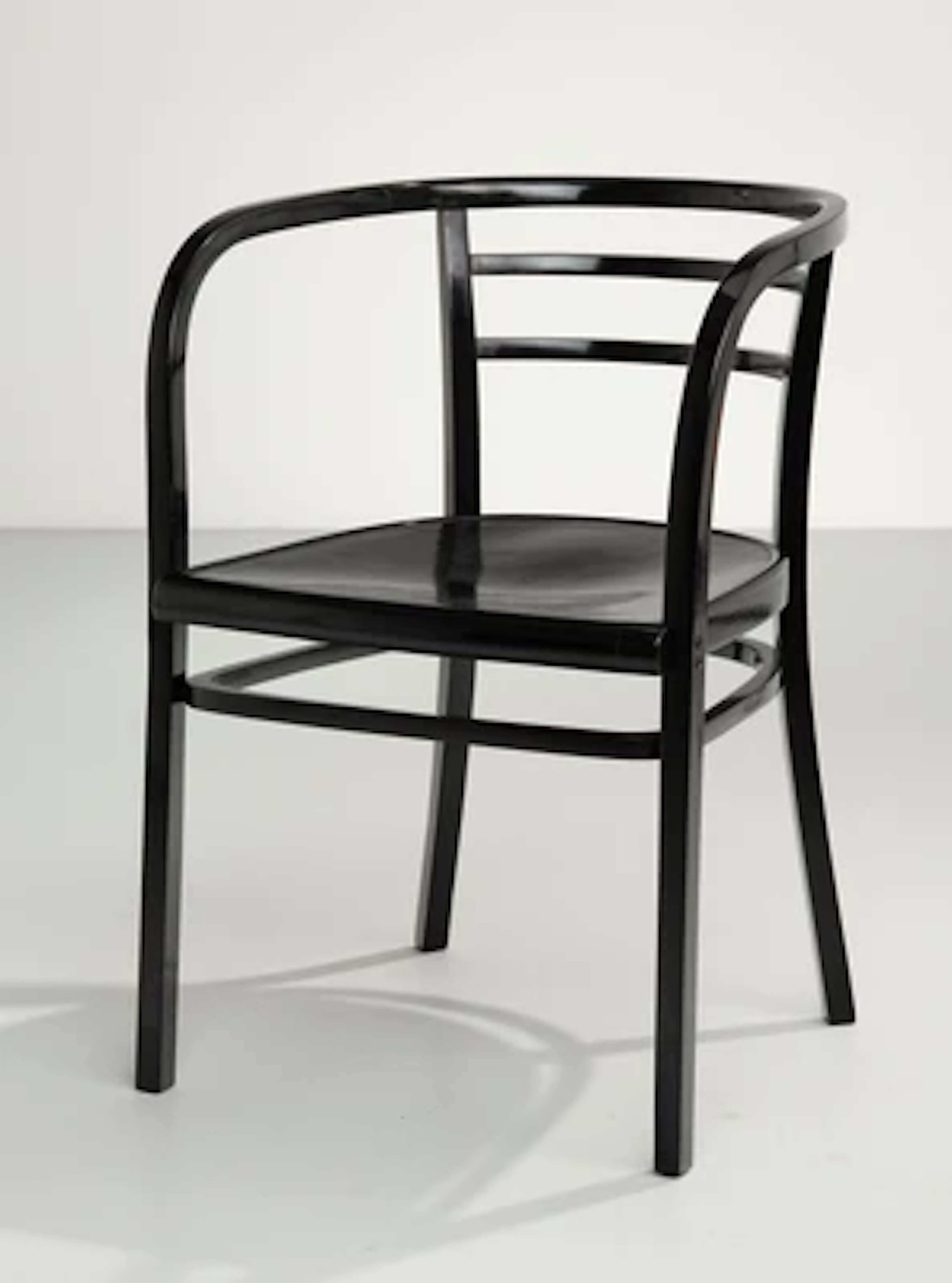 An armchair, variation of Otto Wagner for the Postsparkasse, Vienna