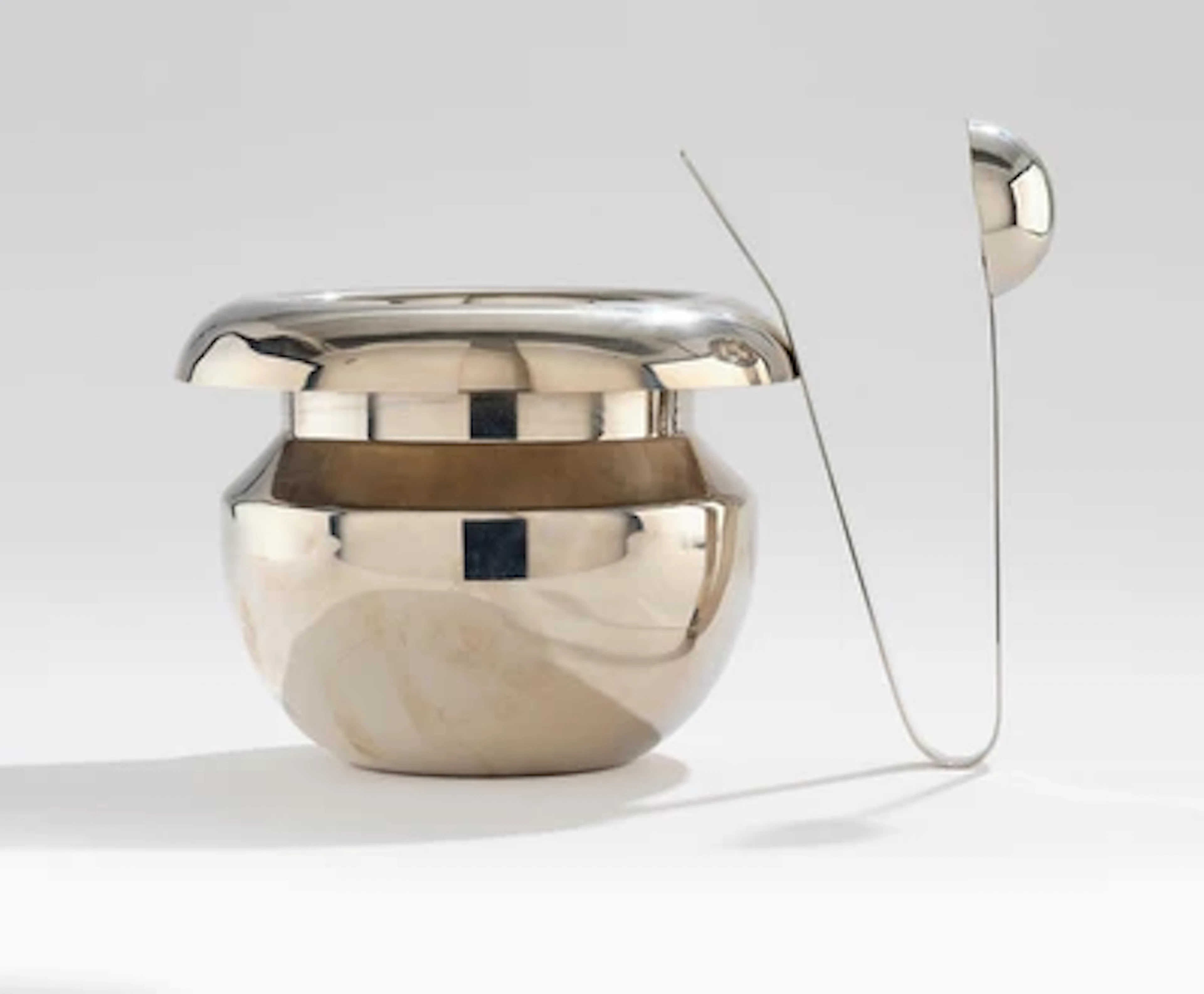 A wine cooler and ice tongs from the Ostovics ‘Culinar’ series, designed