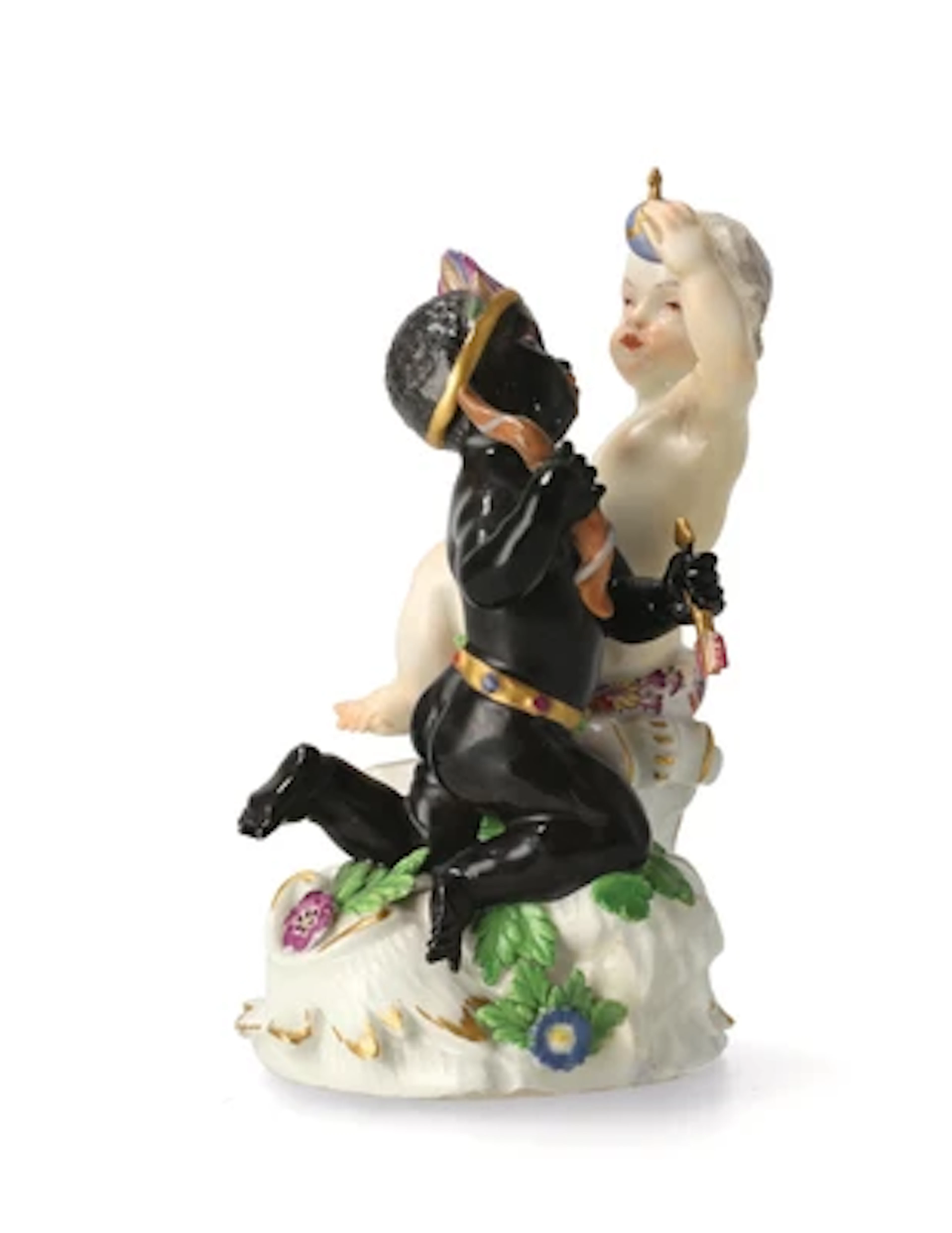 Allegory of America and Europe, Meissen, c. 1750