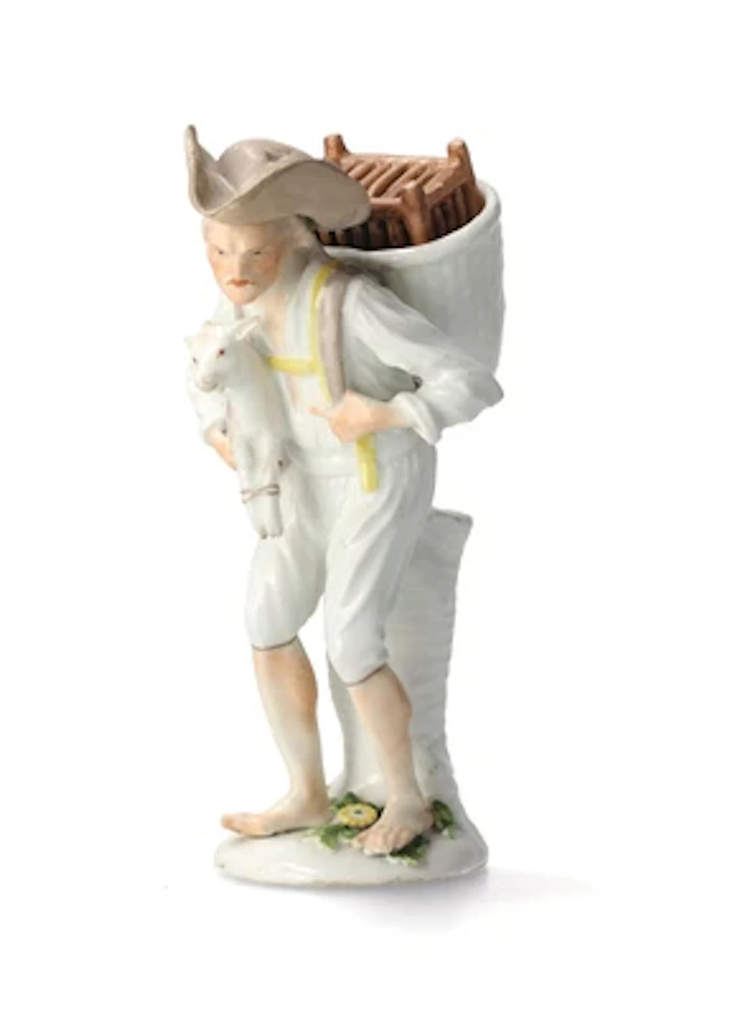 A Peasant with a Basket, from the ‘Cris de Paris’ Series, Meissen, c. 1740
