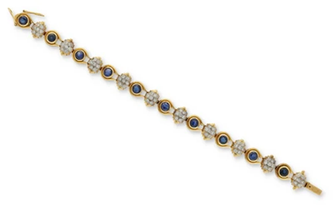 Brillant Saphir Armband