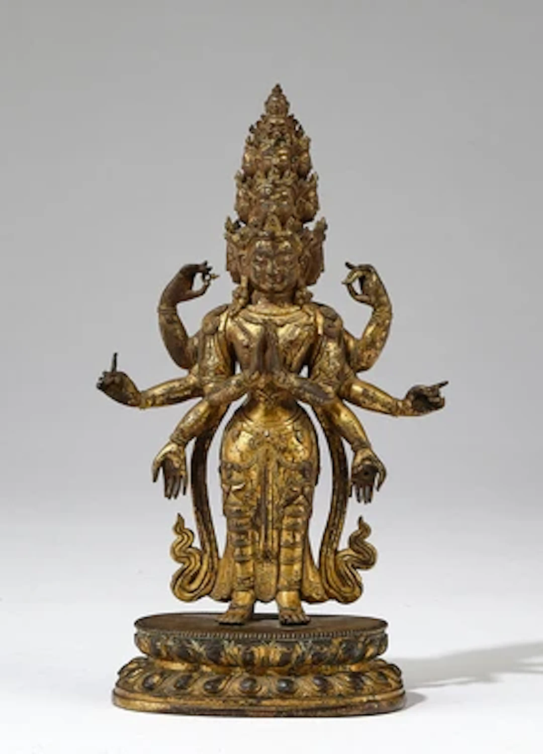 Elfköpfiger Avalokiteshvara, Tibet, 20. Jh.