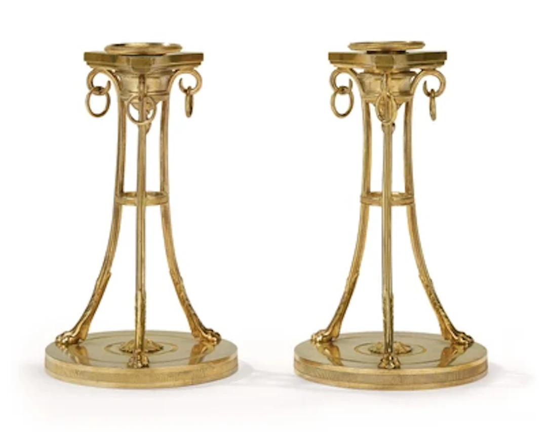 A Pair of Elegant Candlesticks