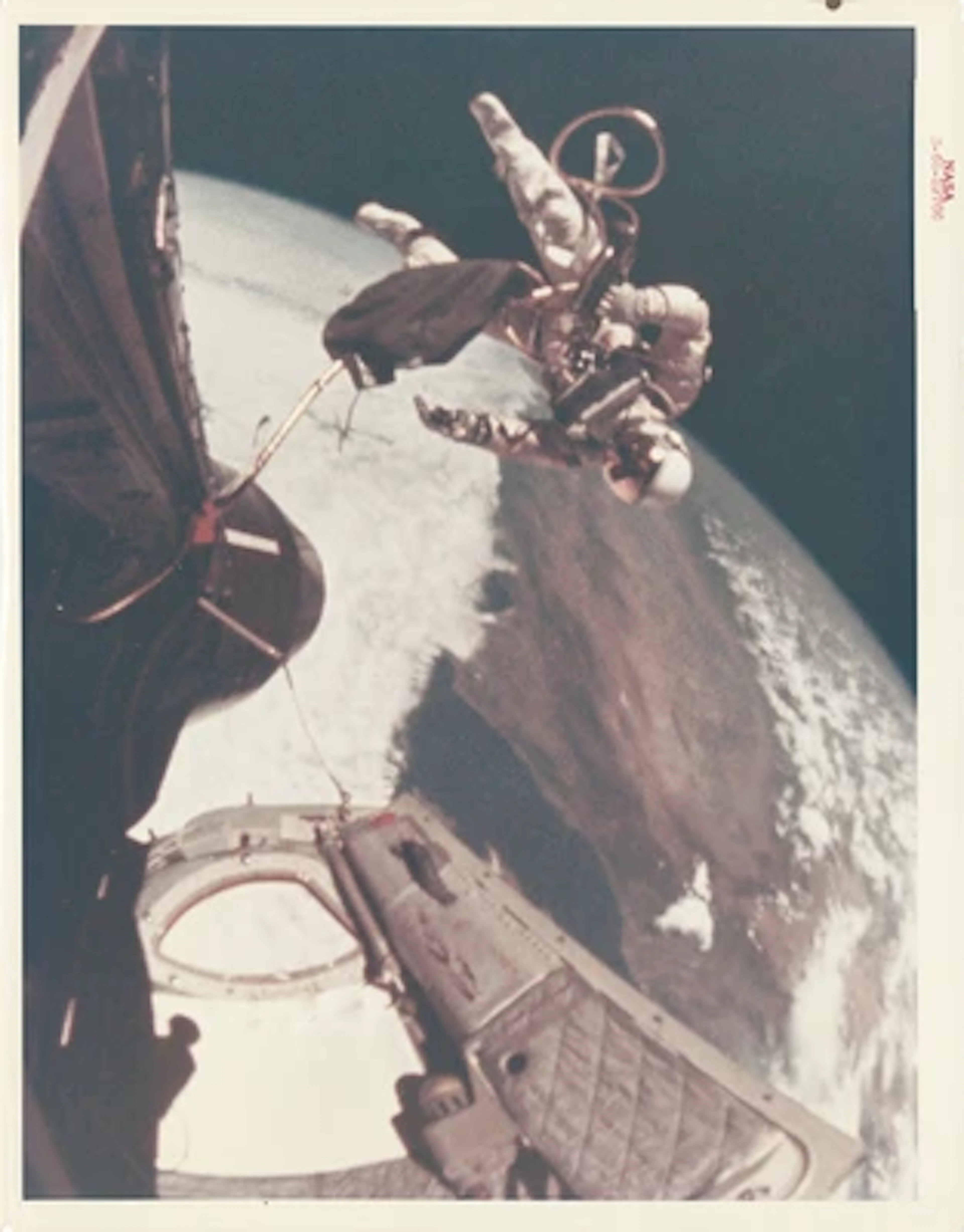 GEMINI IV - First U. S. Spacewalk