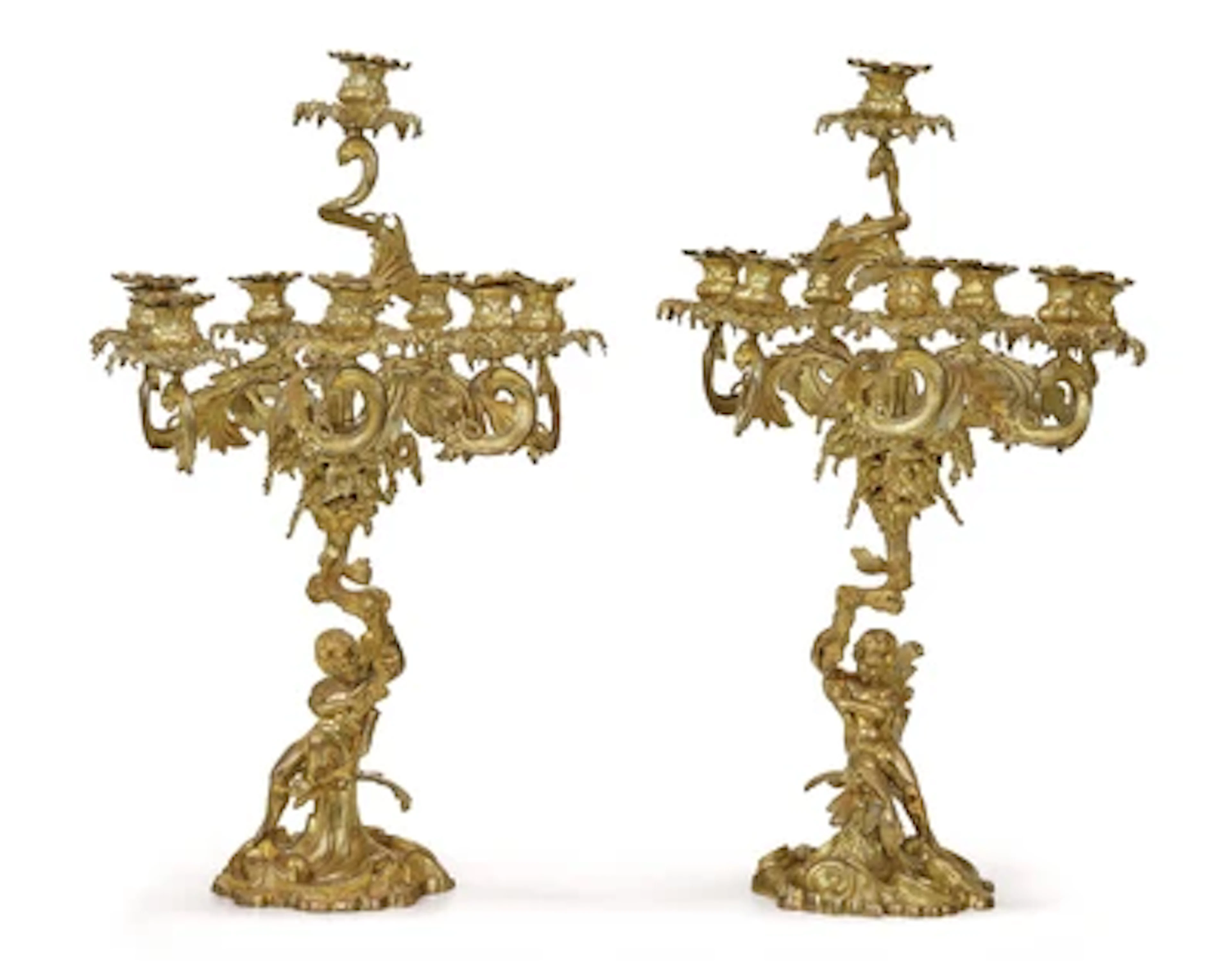 A Magnificent Pair of Decorative Candelabra