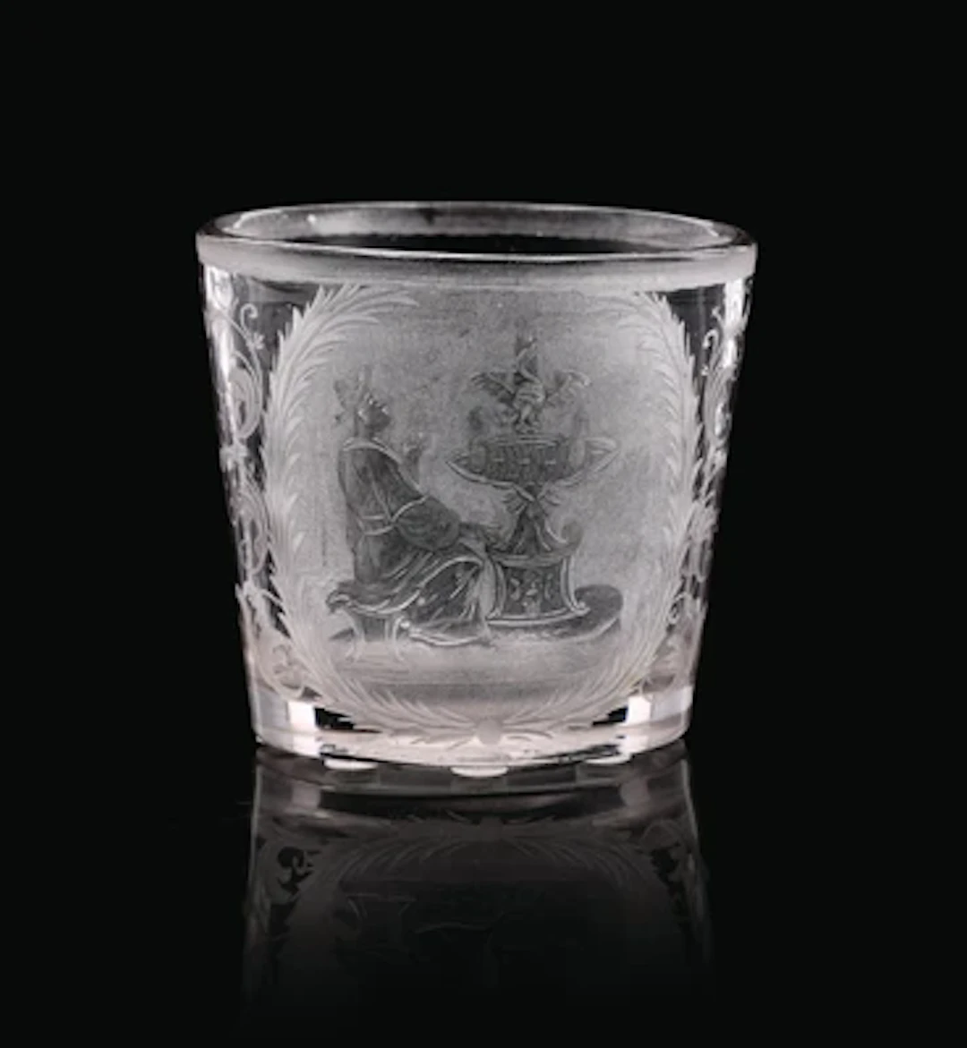 A Beaker with Chinoiserie, Nuremberg, c. 1700/1720
