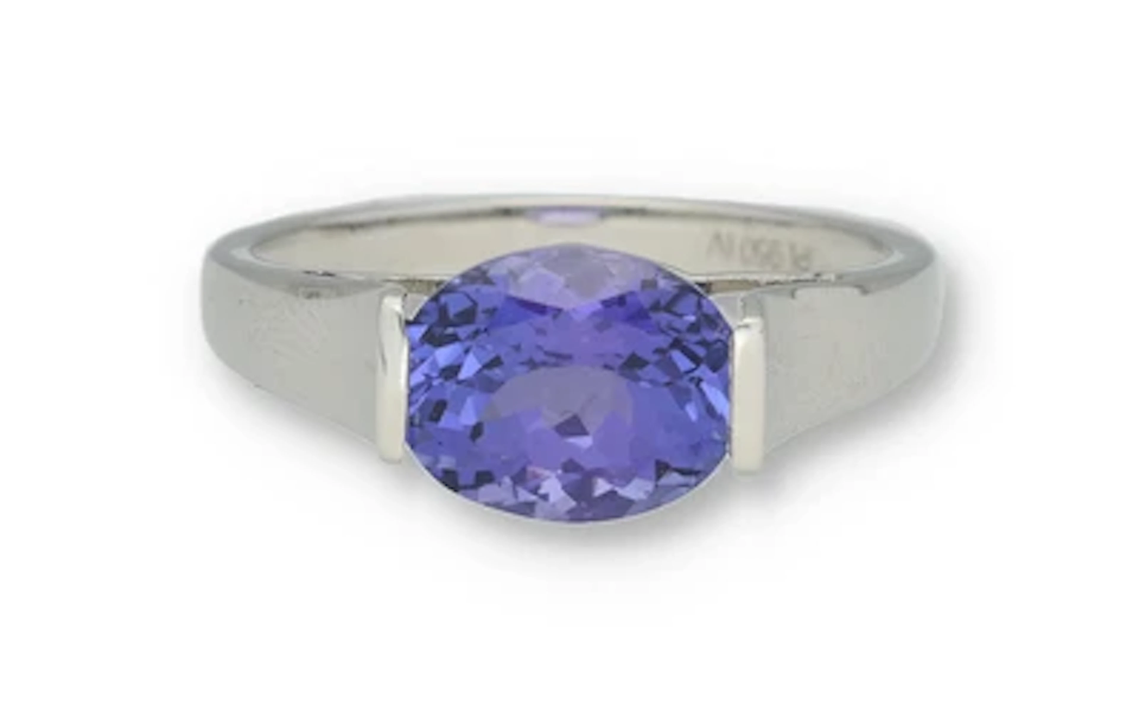 Tansanit Ring ca. 3,40 ct