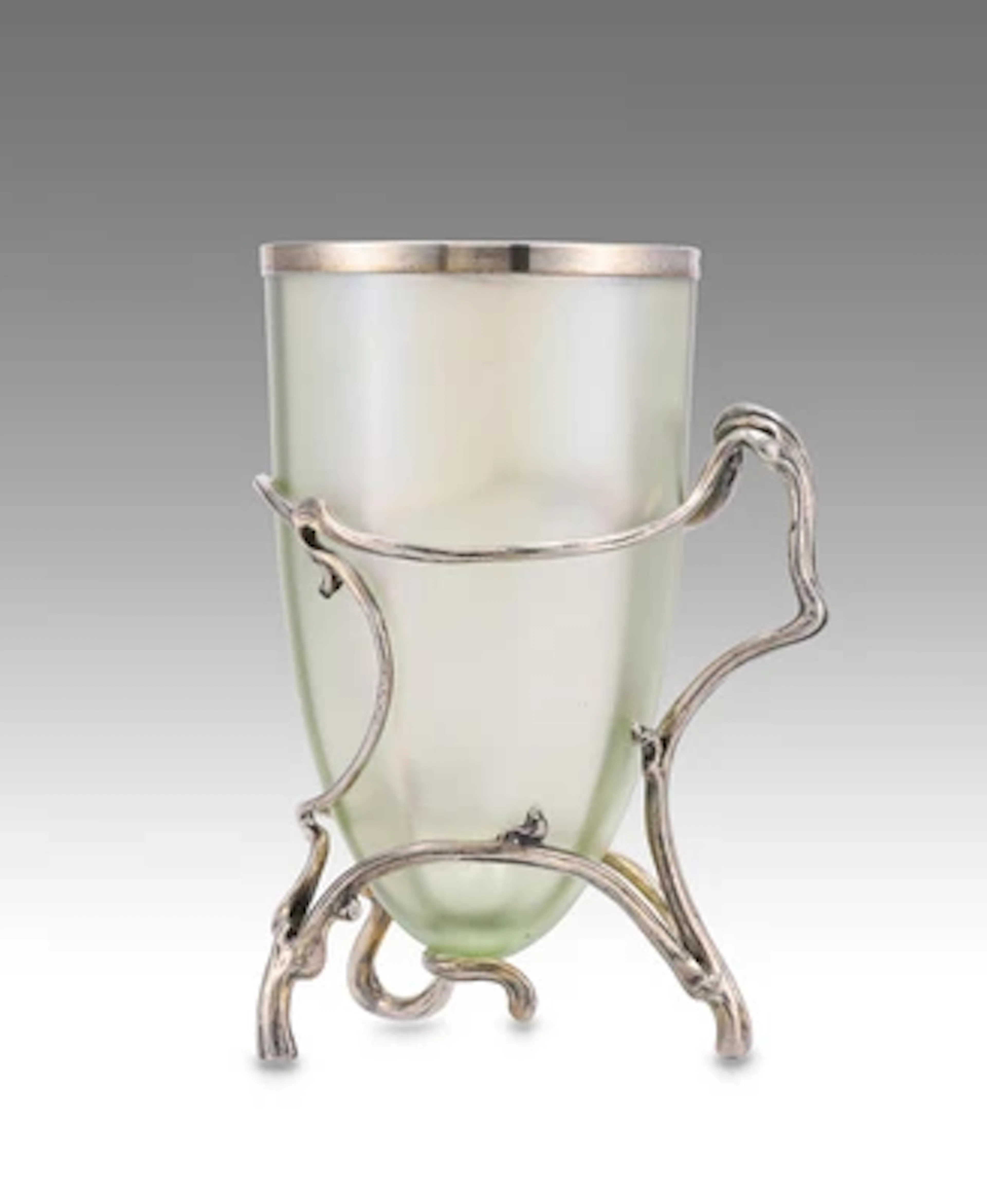 Vase ("Traubengefäß"), Johann Lötz Witwe, Klostermühle, für E. Bakalowits Söhne, Wien, 1901