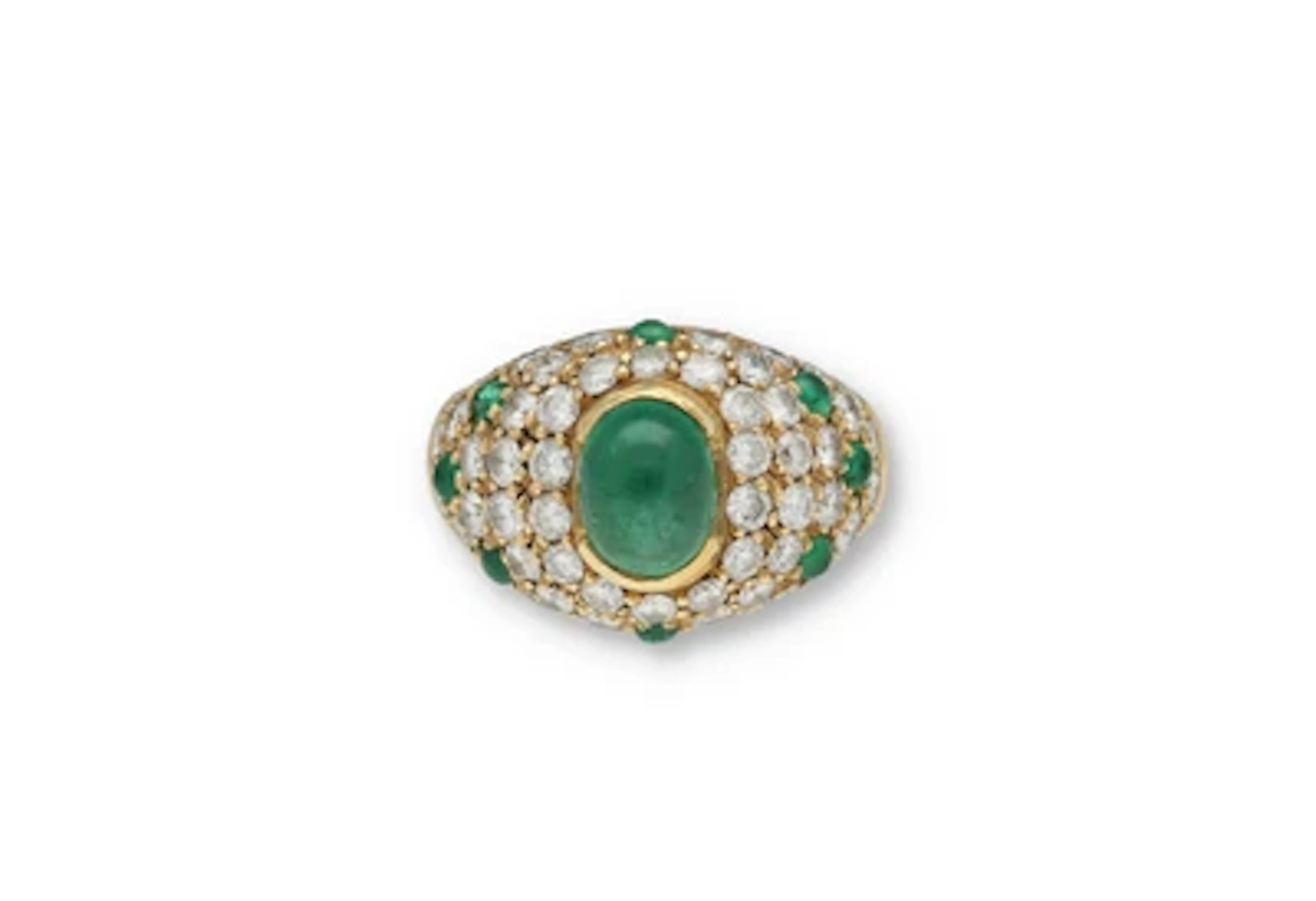 Brillant Smaragd Ring