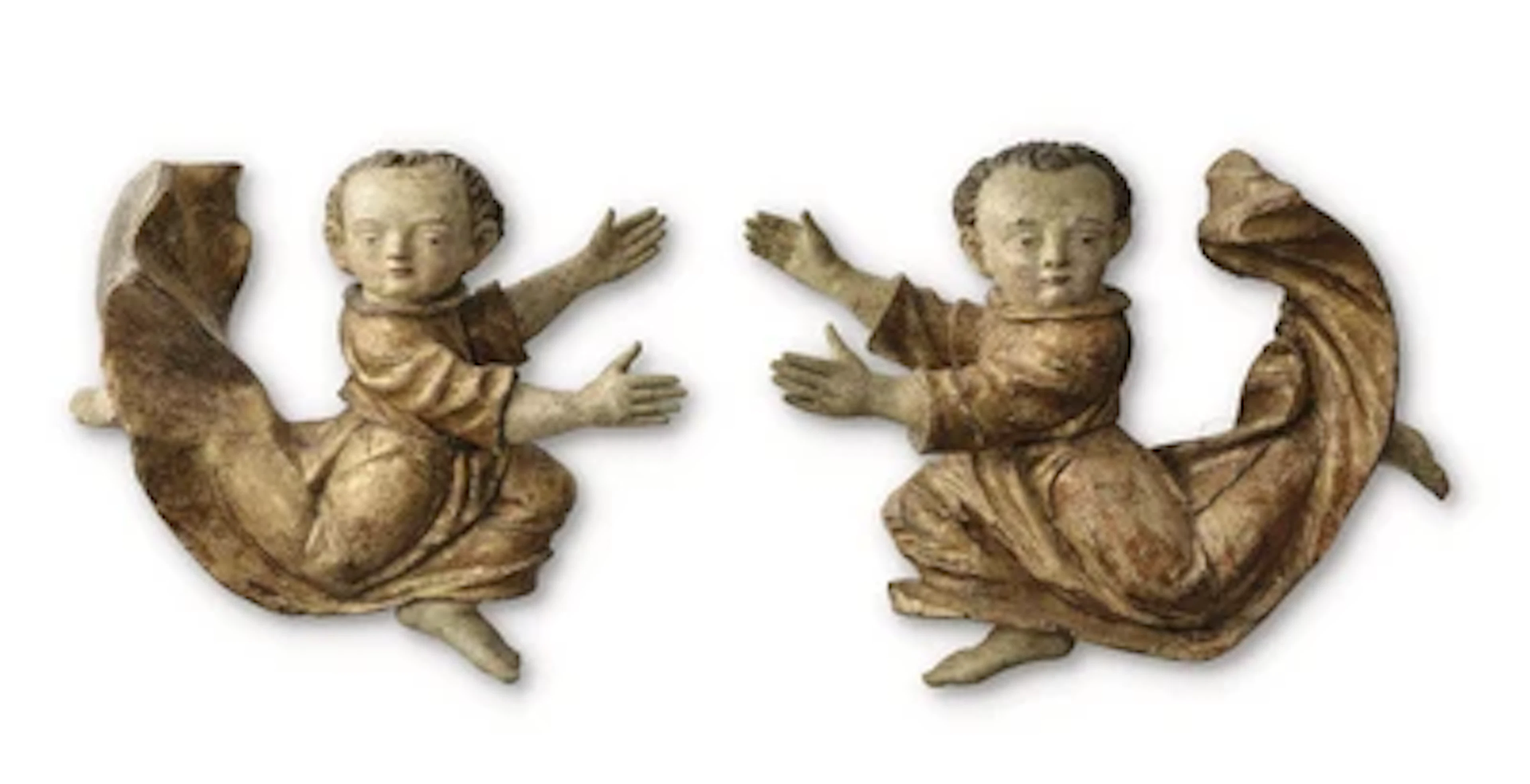 A Pair of Hovering Putti, c. 1500–1520