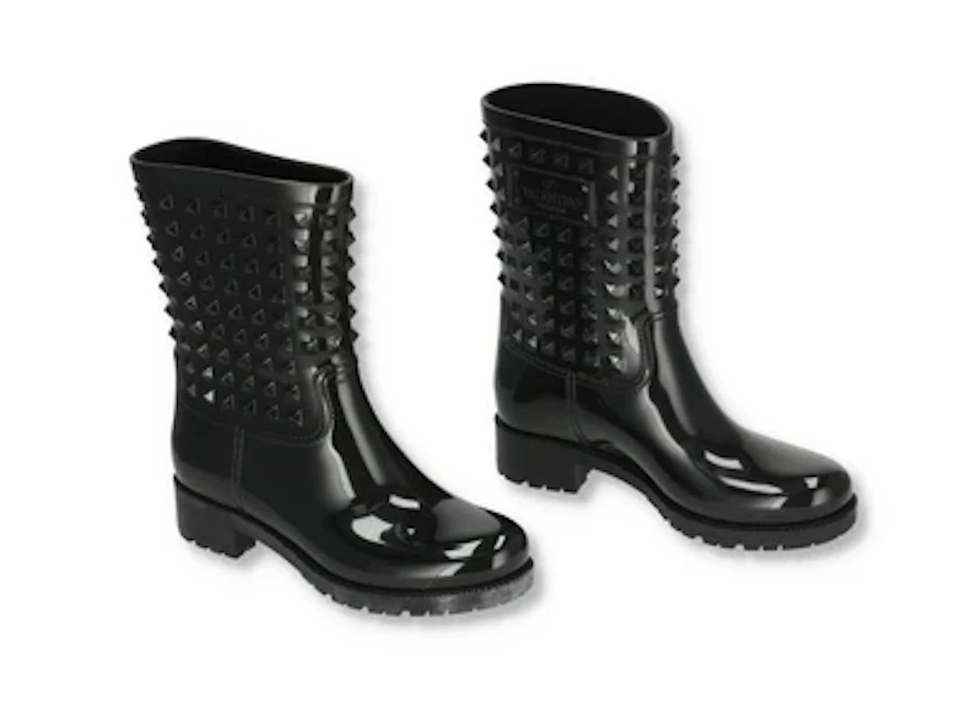 VALENTINO GARAVANI Rockstud Regenstiefel