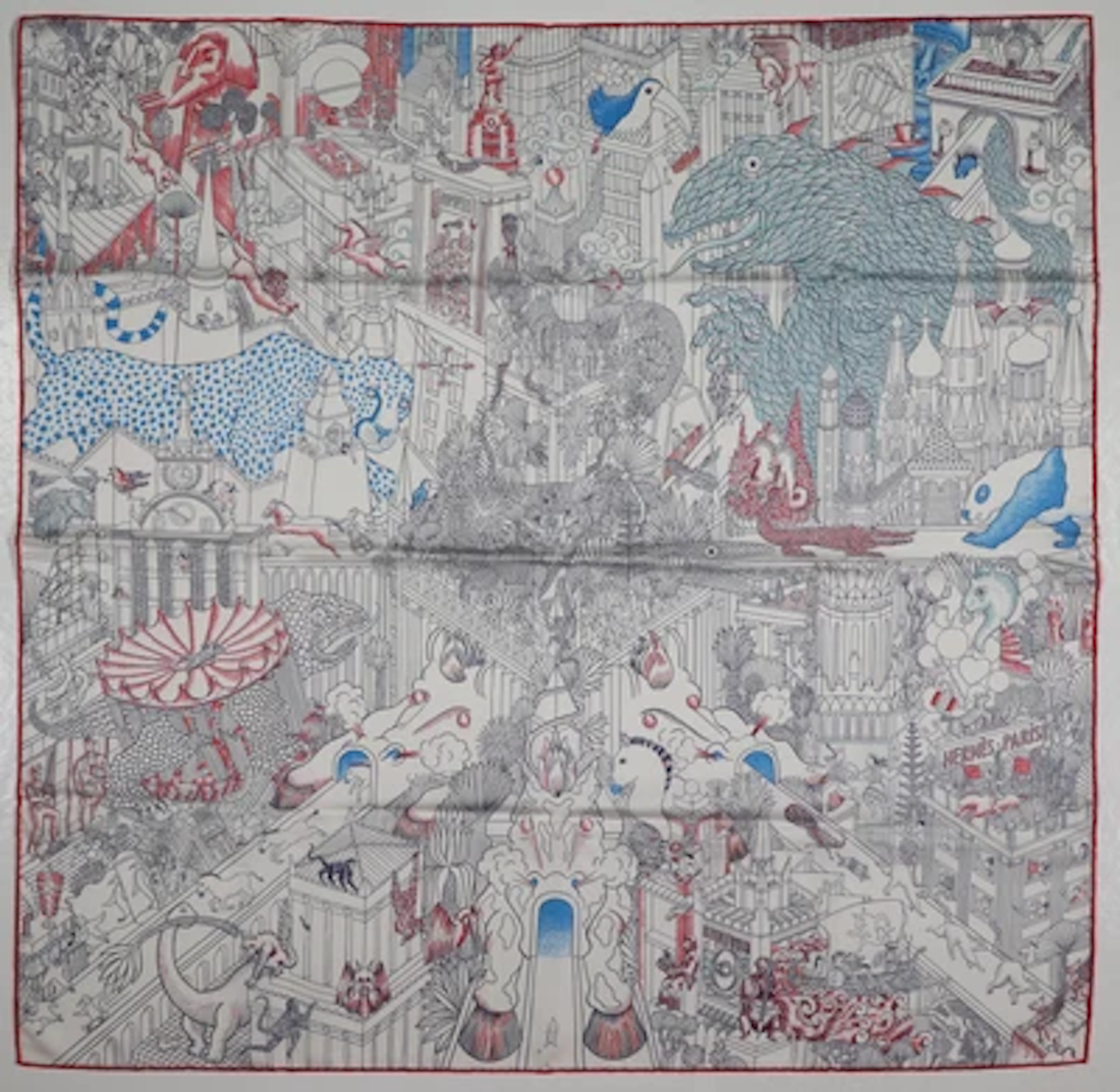 Hermès Tuch "Animapolis"