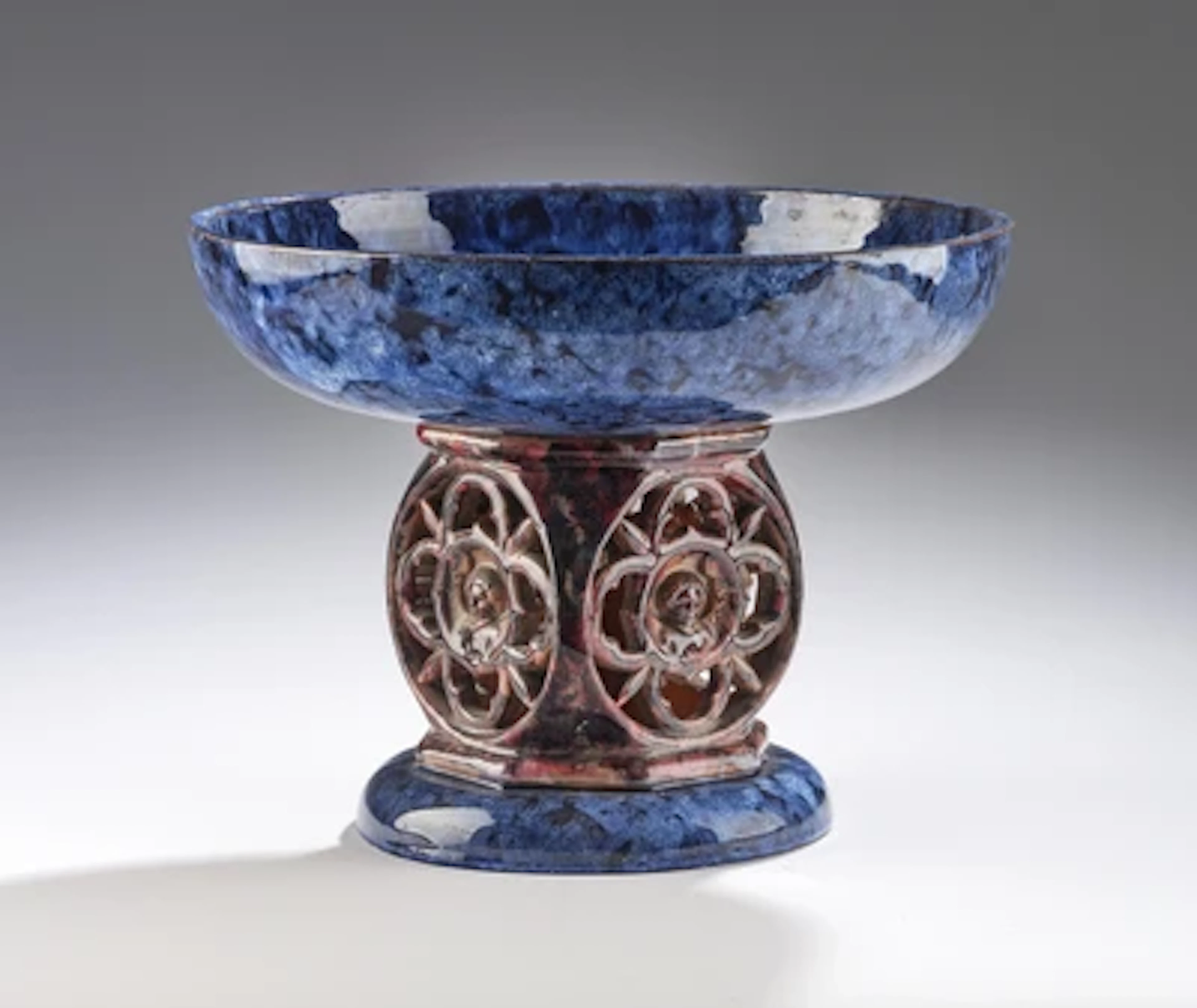 Fritz Pohl, a centrepiece, model Werkstätten Karau, executed by Keramos