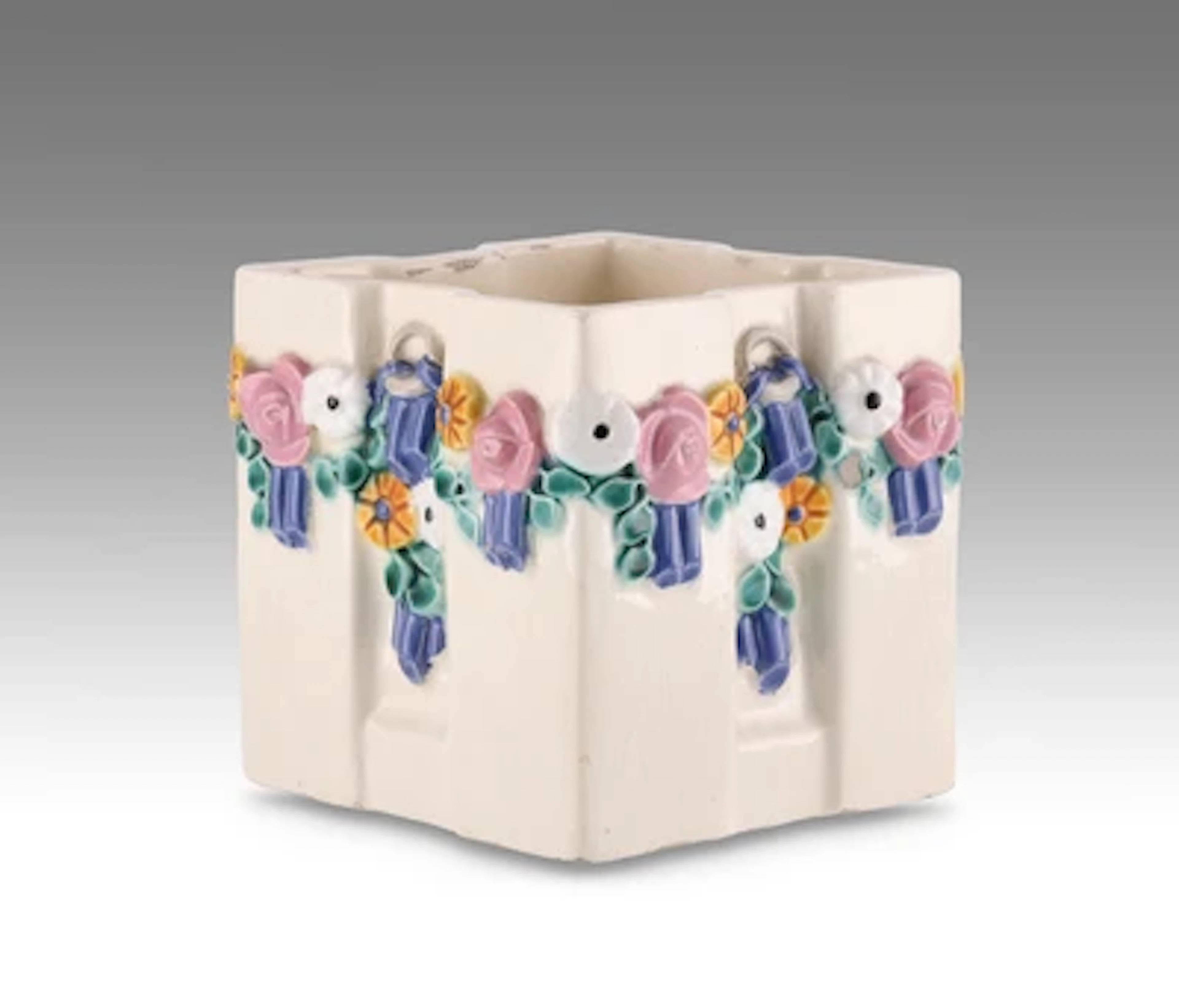 A flower vase, attributed to Michael Powolny, model number 1006, Gmundner