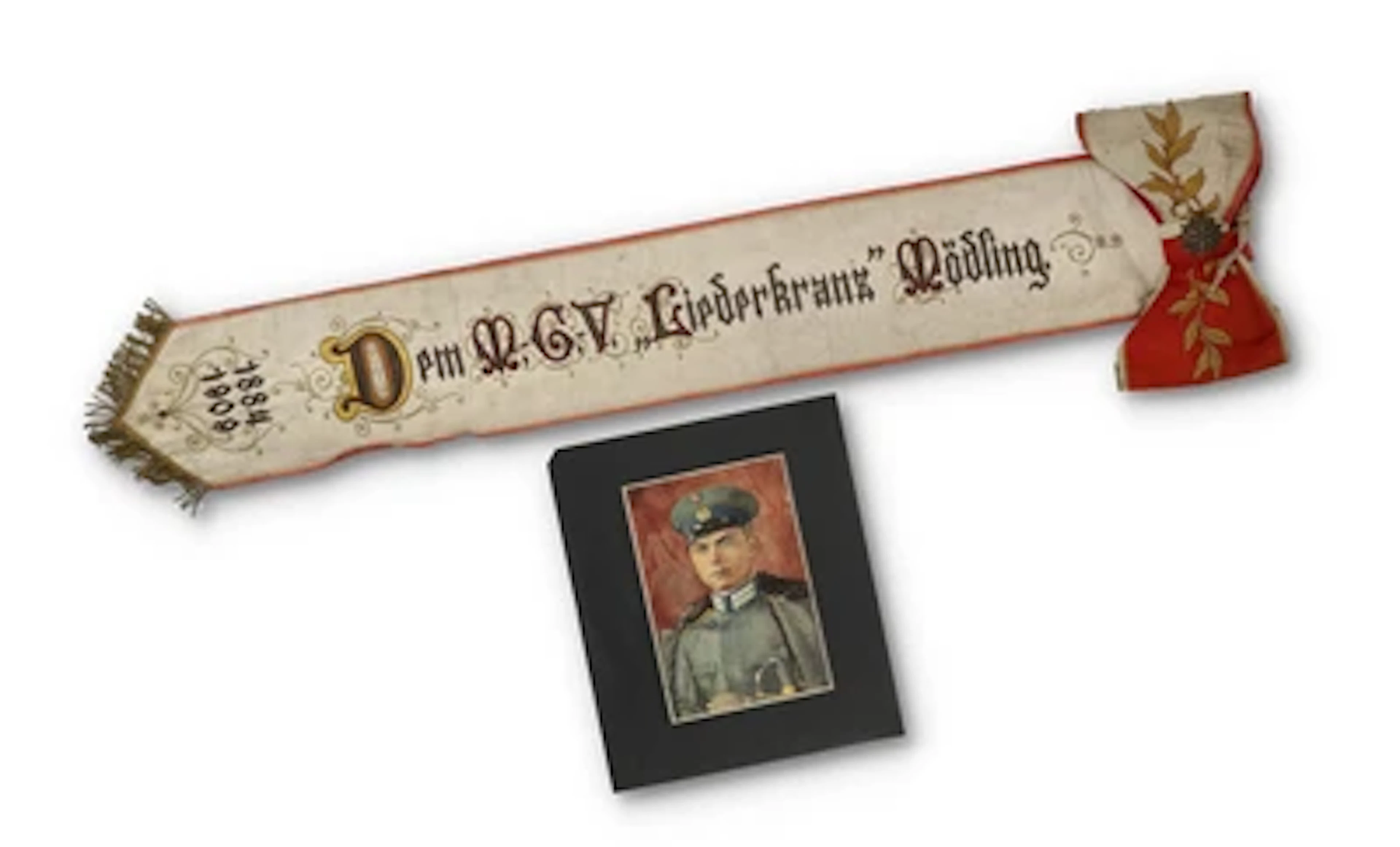 Österreichisches Bundesheer 1. Republik: Aquarell eines Kavalleristen