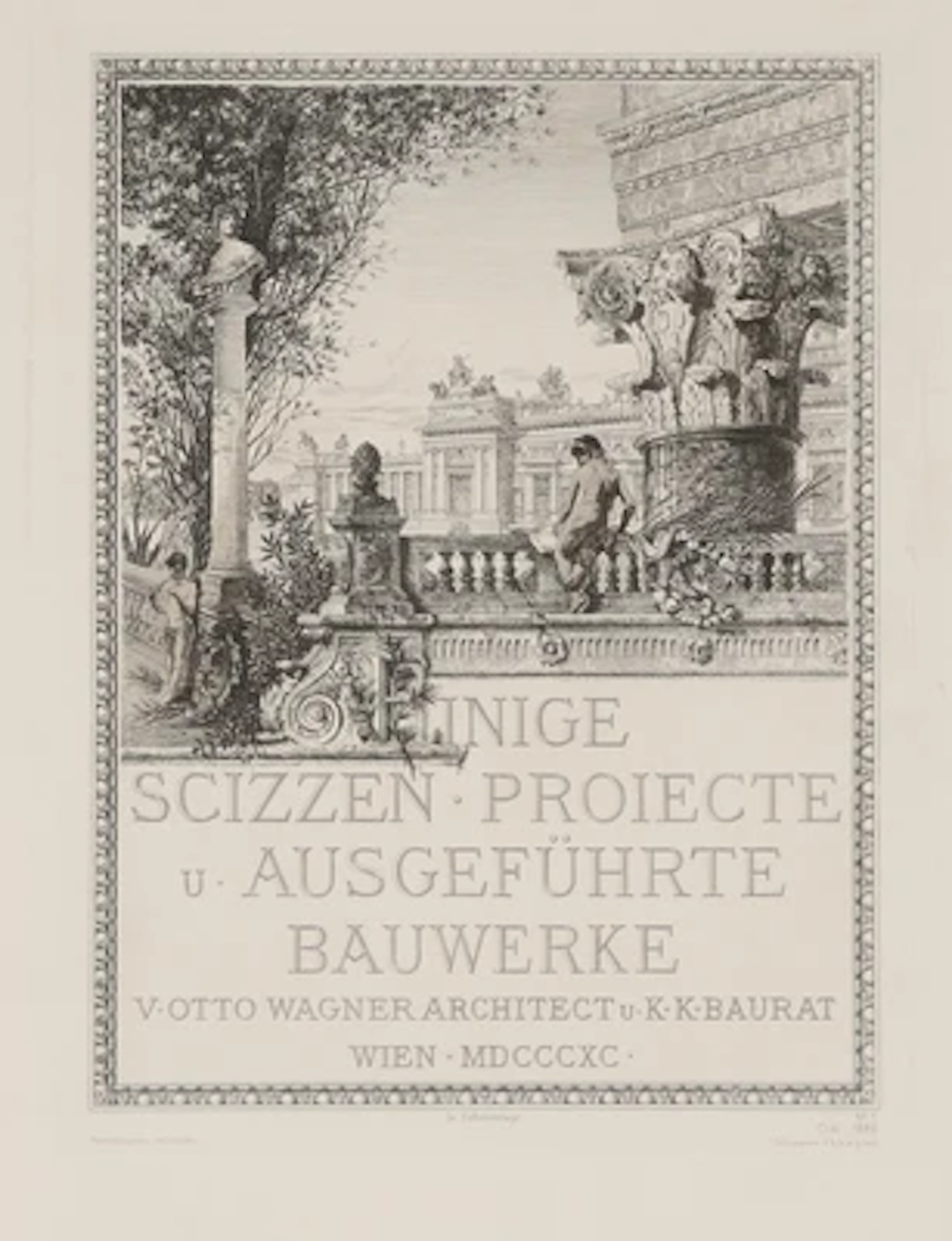 OTTO WAGNER - RUDOLF BERNT (WIDMUNGSEXEMPLAR).