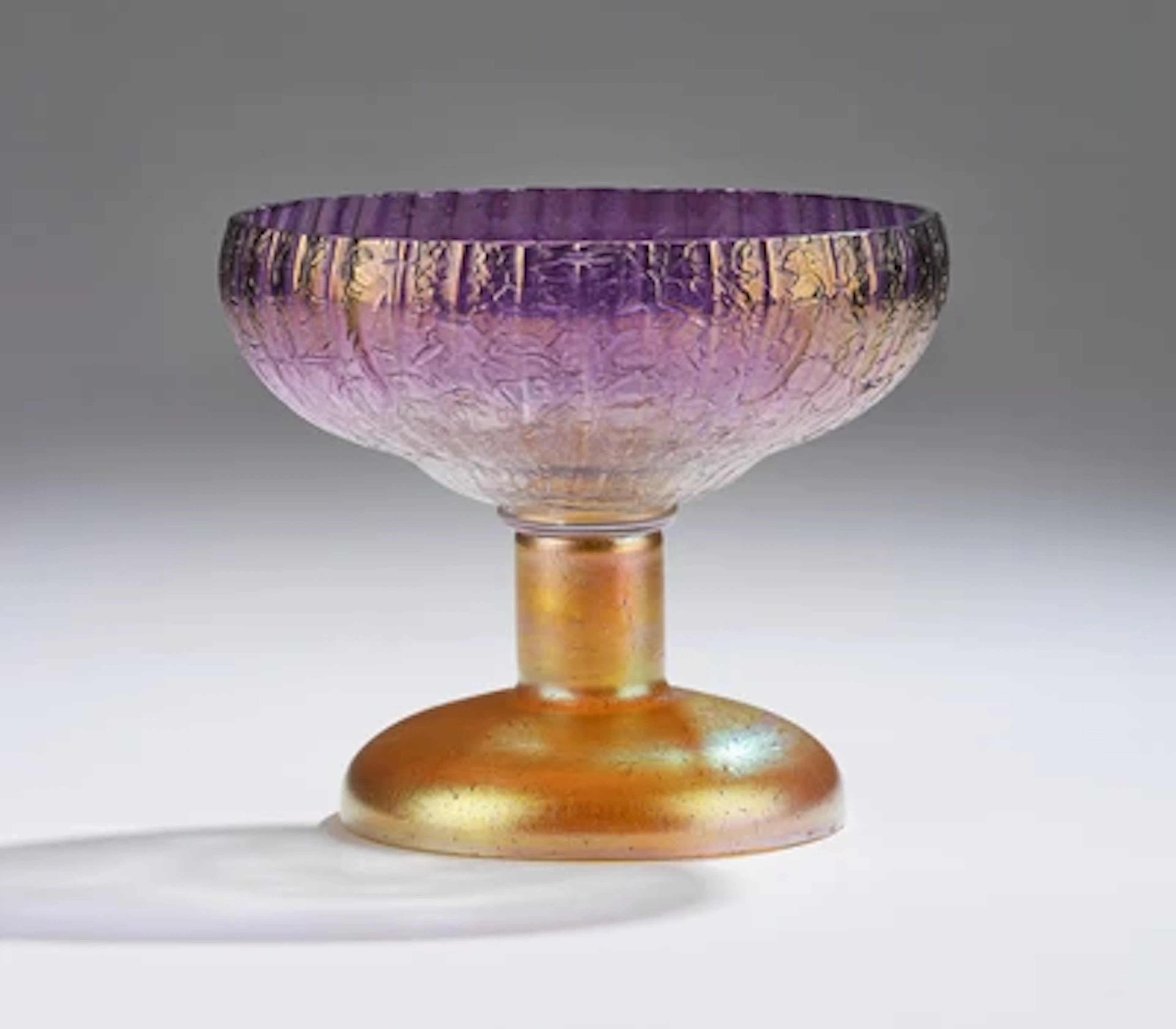 Schale (Fußvase), Johann Lötz Witwe, Klostermühle, 4.9.1911