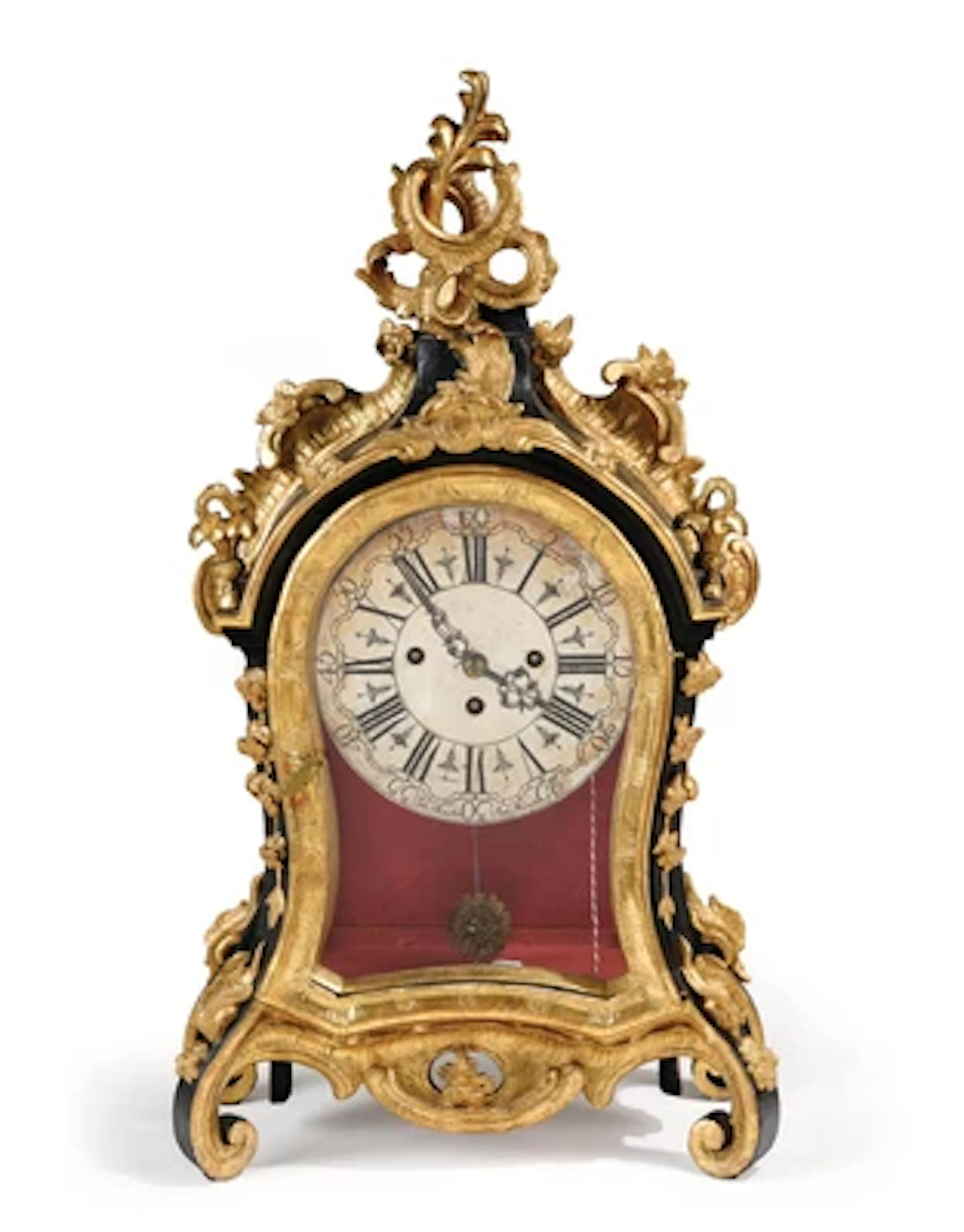A Munich Baroque Table Clock "Joh. Martin Arz München"