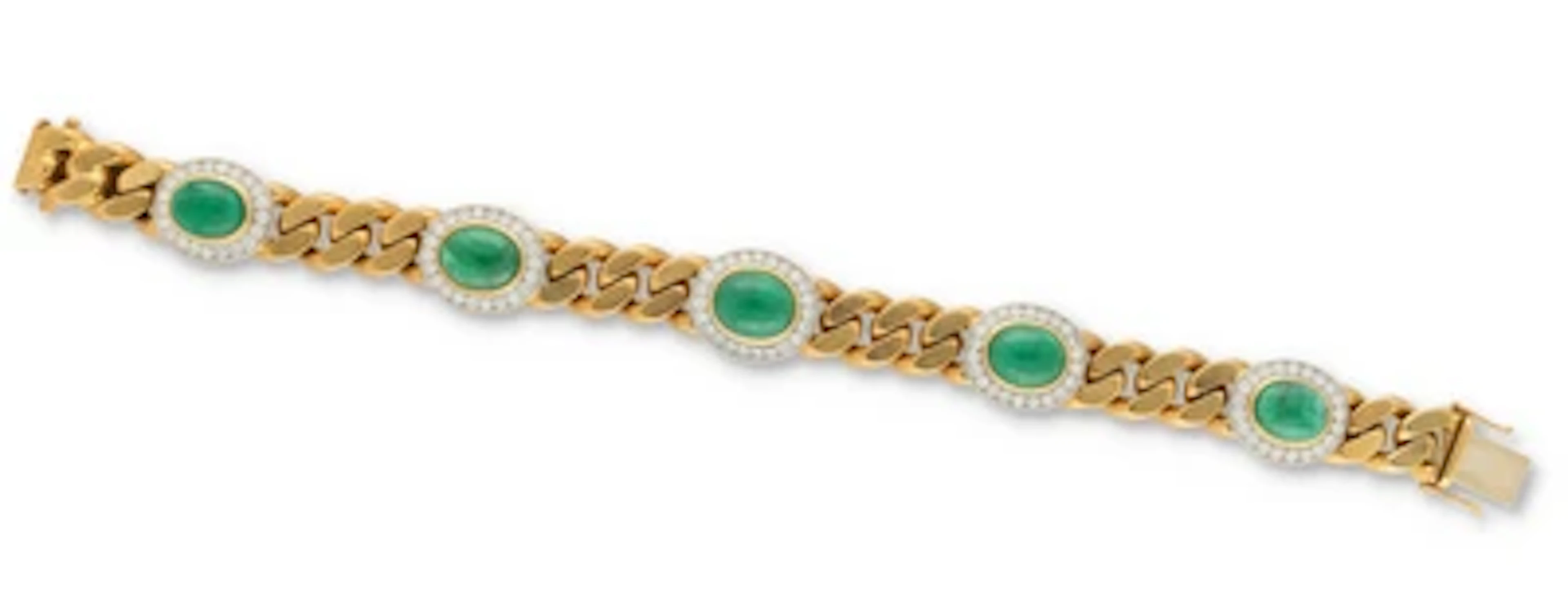 Brillant Smaragd Armband