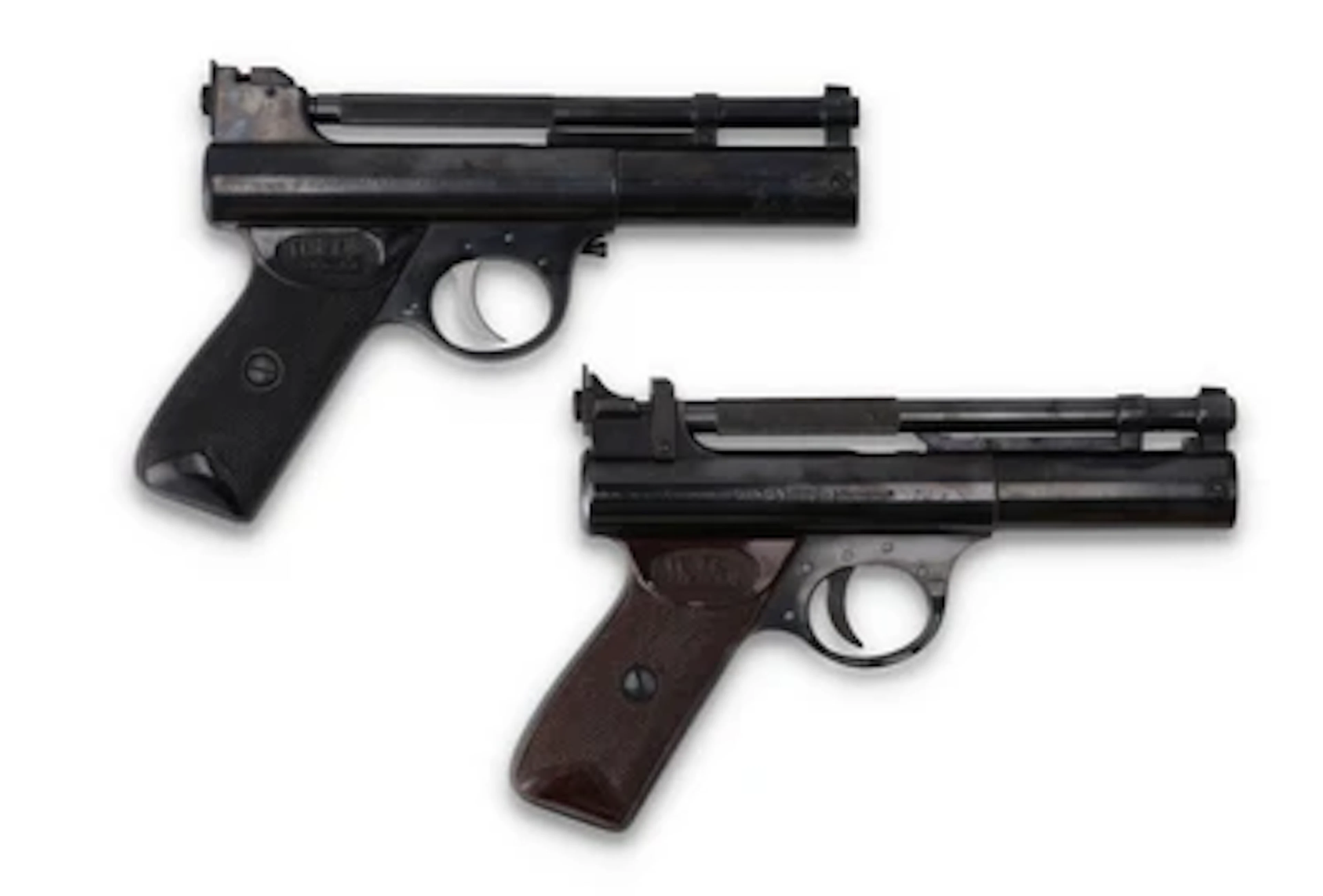 Konvolut bestehend aus zwei Webley & Scott-Druckluftpistolen