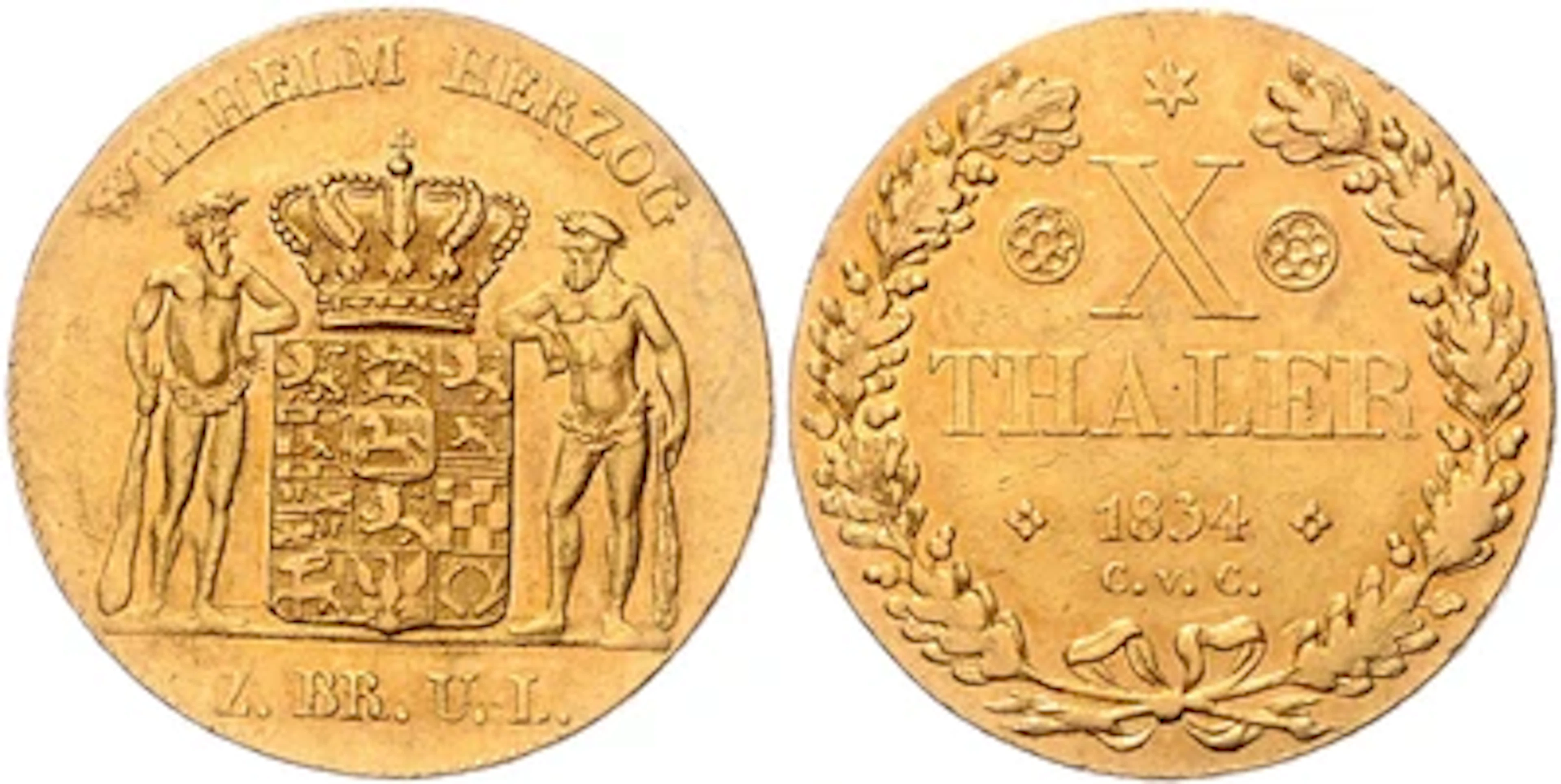 Braunschweig-Wolfenbüttel, Wilhelm 1831-1884 GOLD