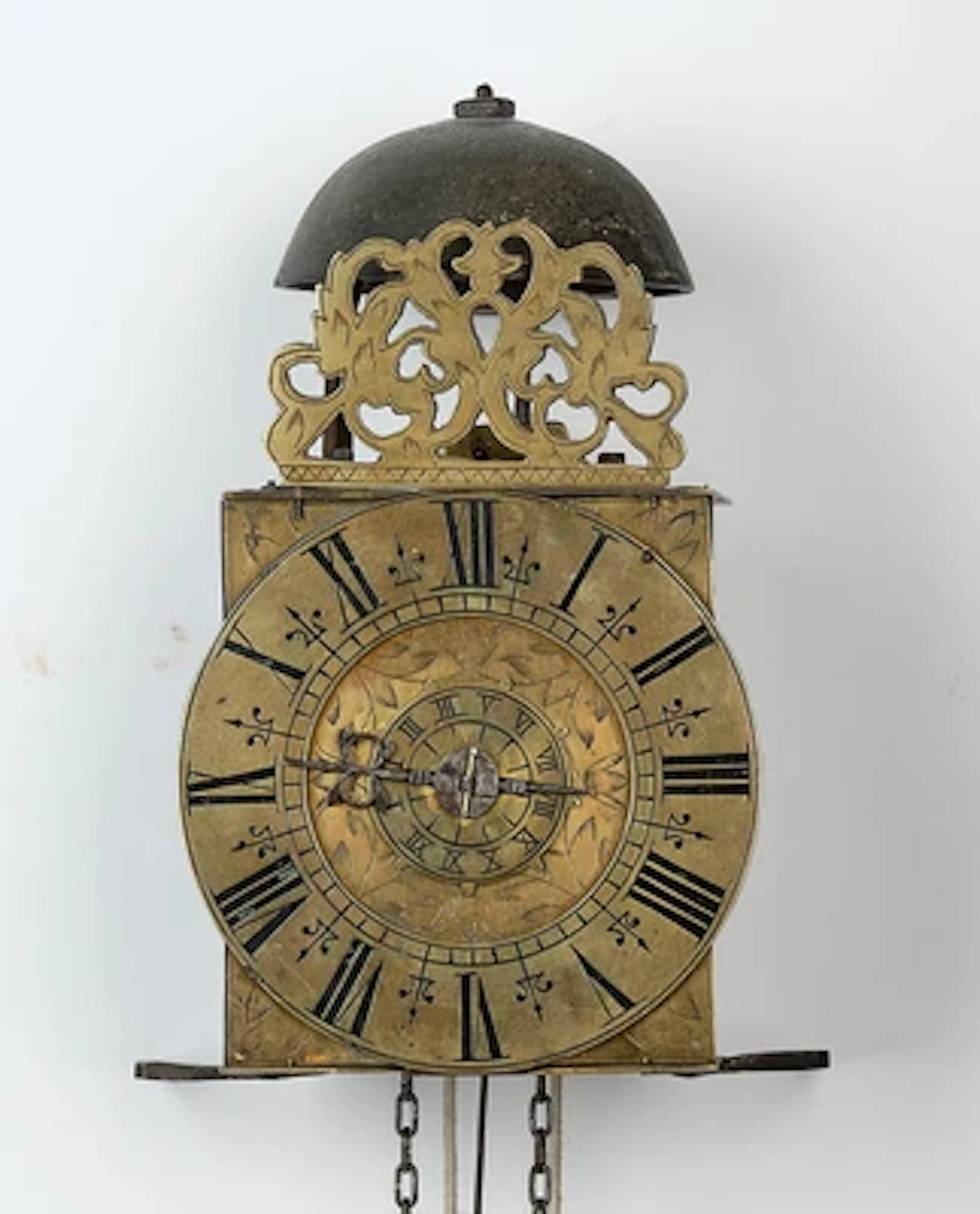 Barock Laternenuhr mit Weckfunktion,
