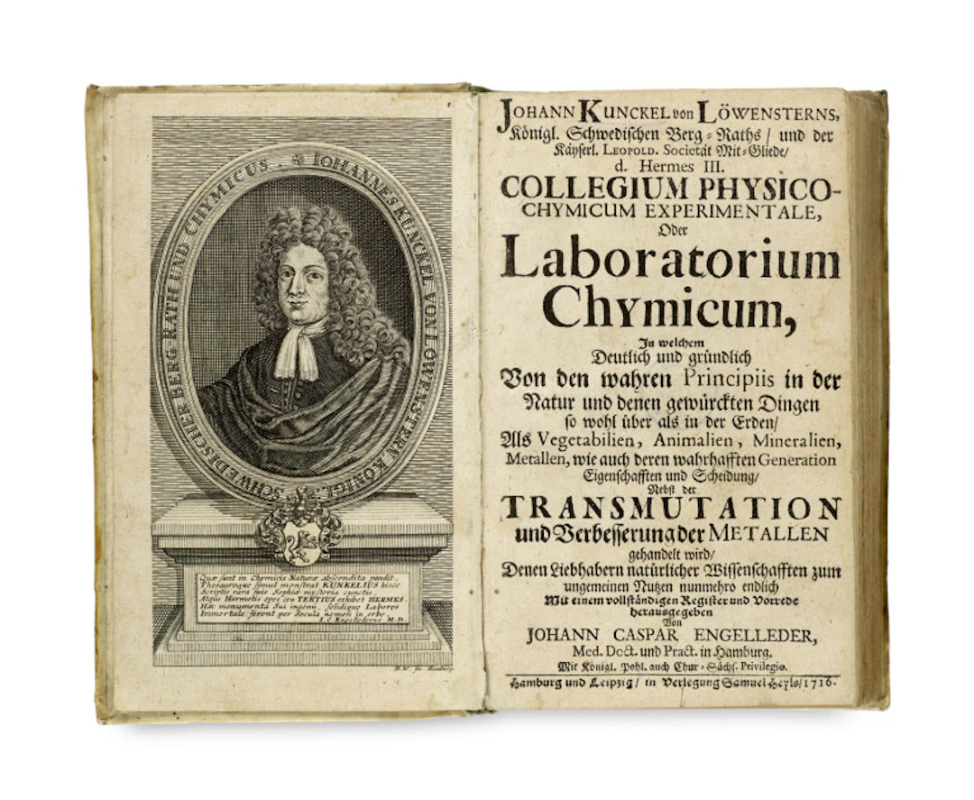 Johannes Kunckel (von Löwenstern). Collegium Physico-Chymicum …