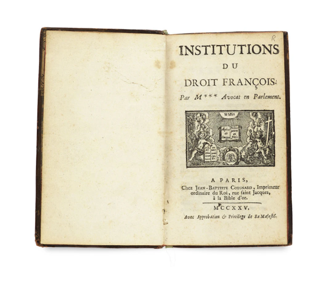 Jean Duval. Institutions du droit …