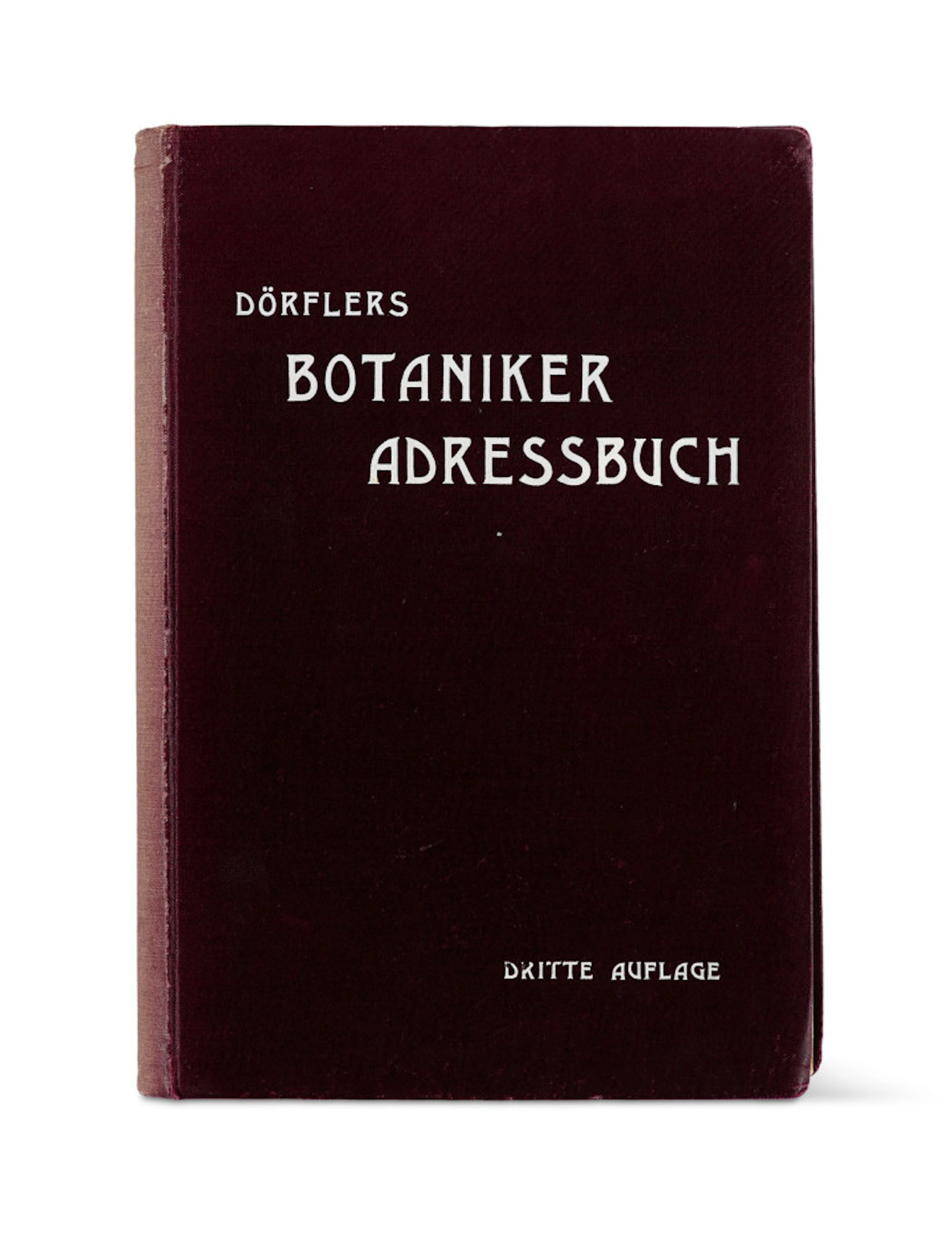 Ignaz Dörfler. Botaniker-Adressbuch. …