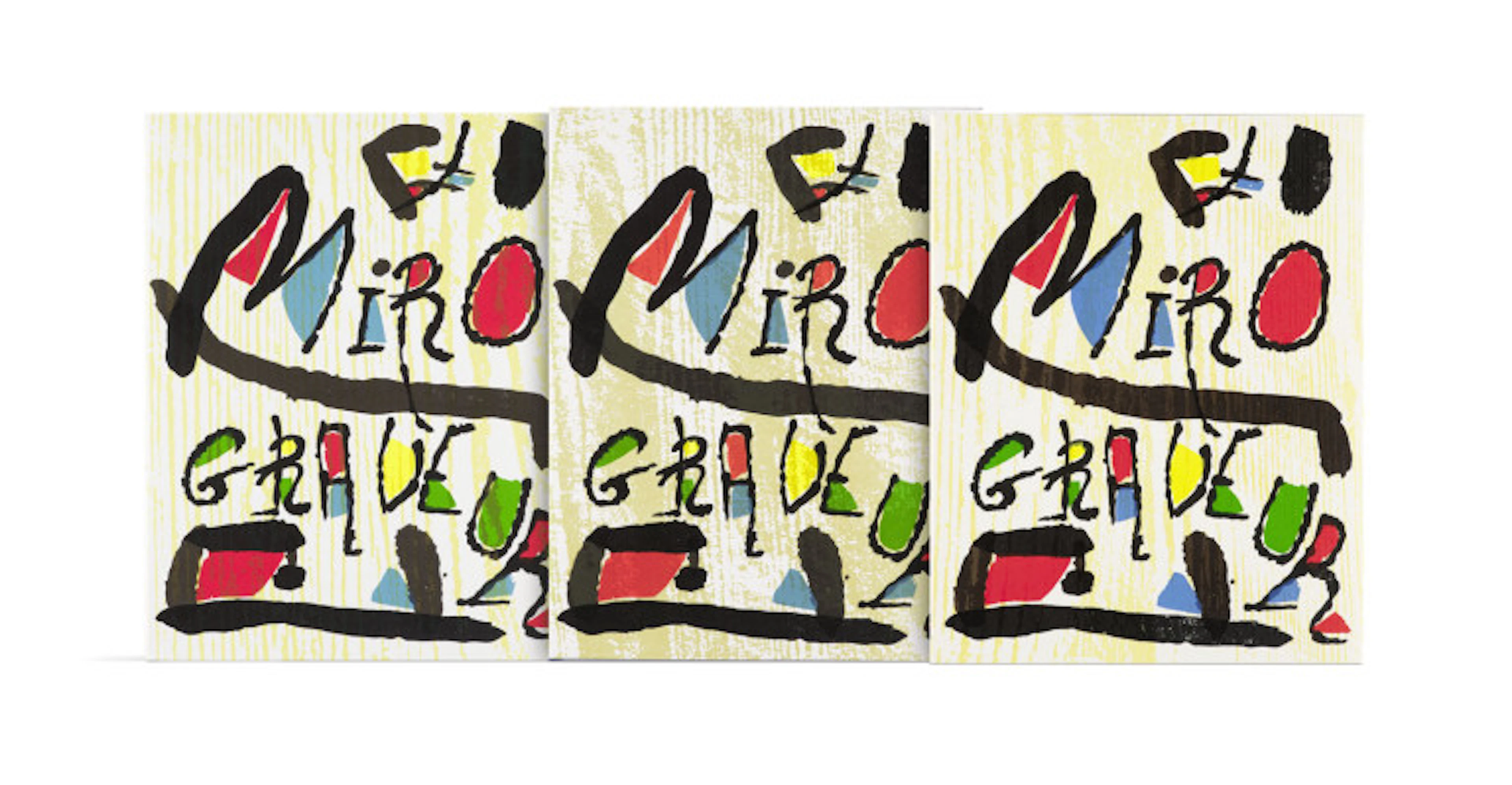 Jacques Dupin. Miró Radierungen I-III. 3 …