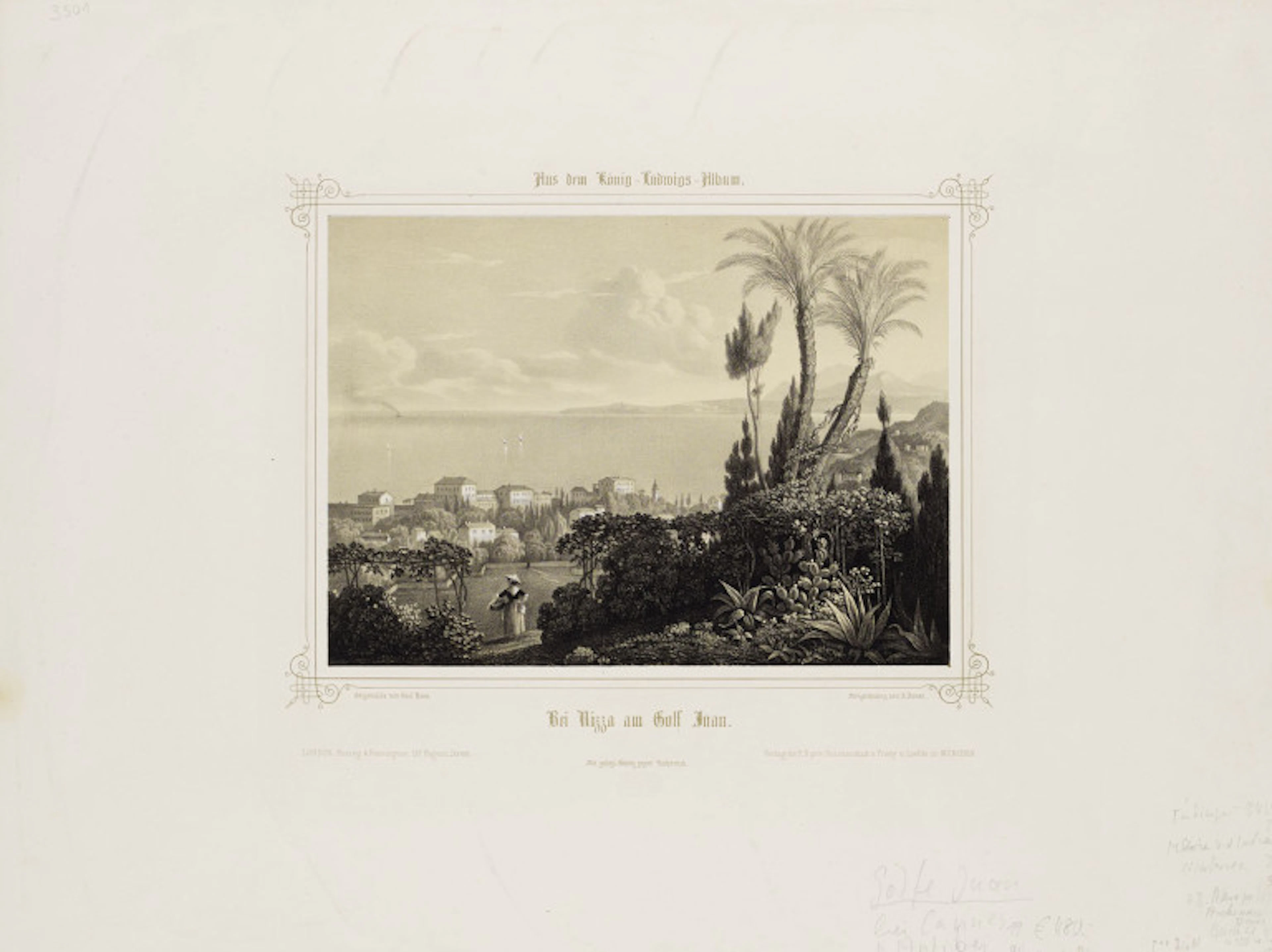 A. Arnst. Bei Nizza am Golfe Juan, Aus …