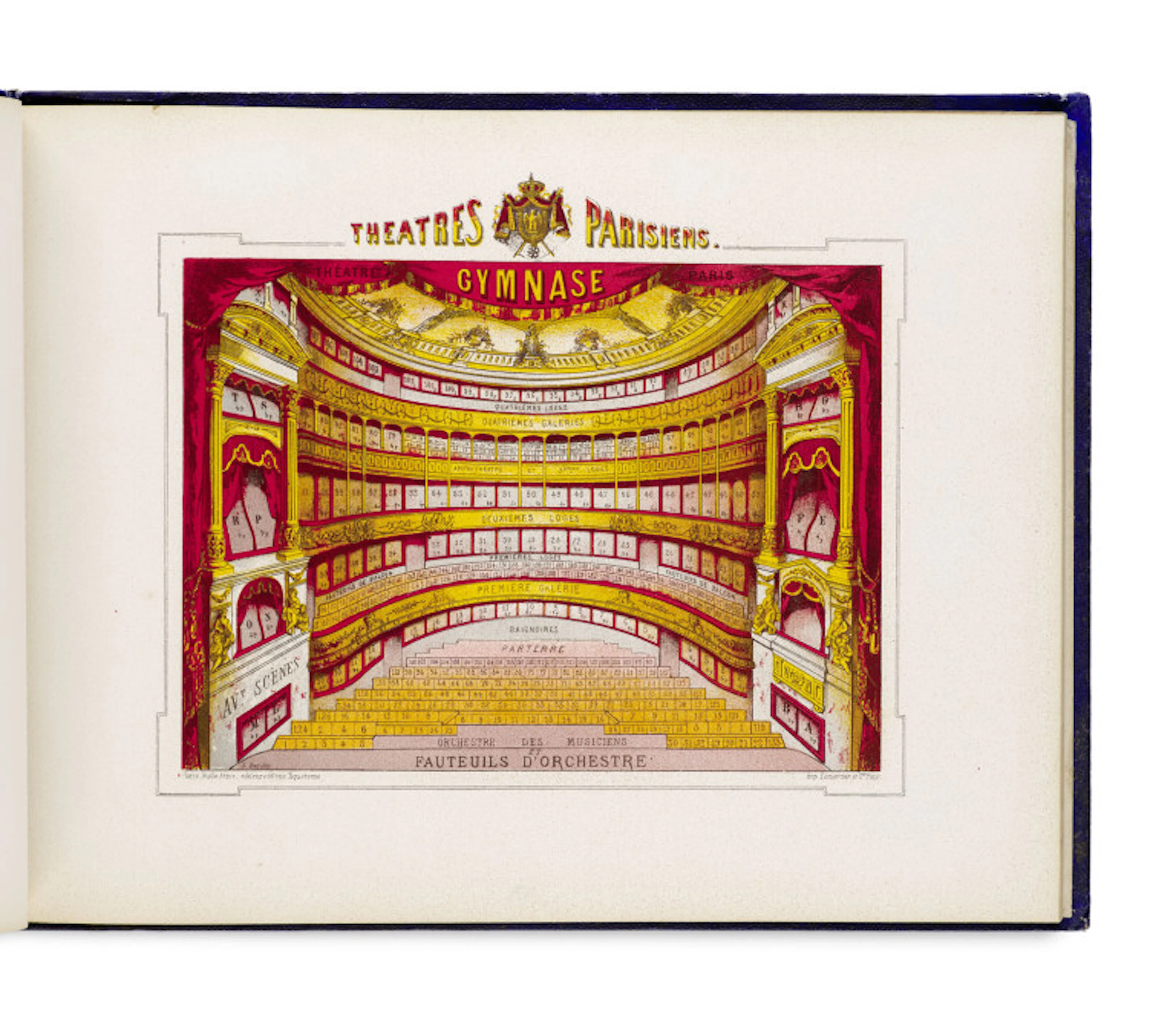 Bulla Frères. Album Paris-Théâtre. Mit …