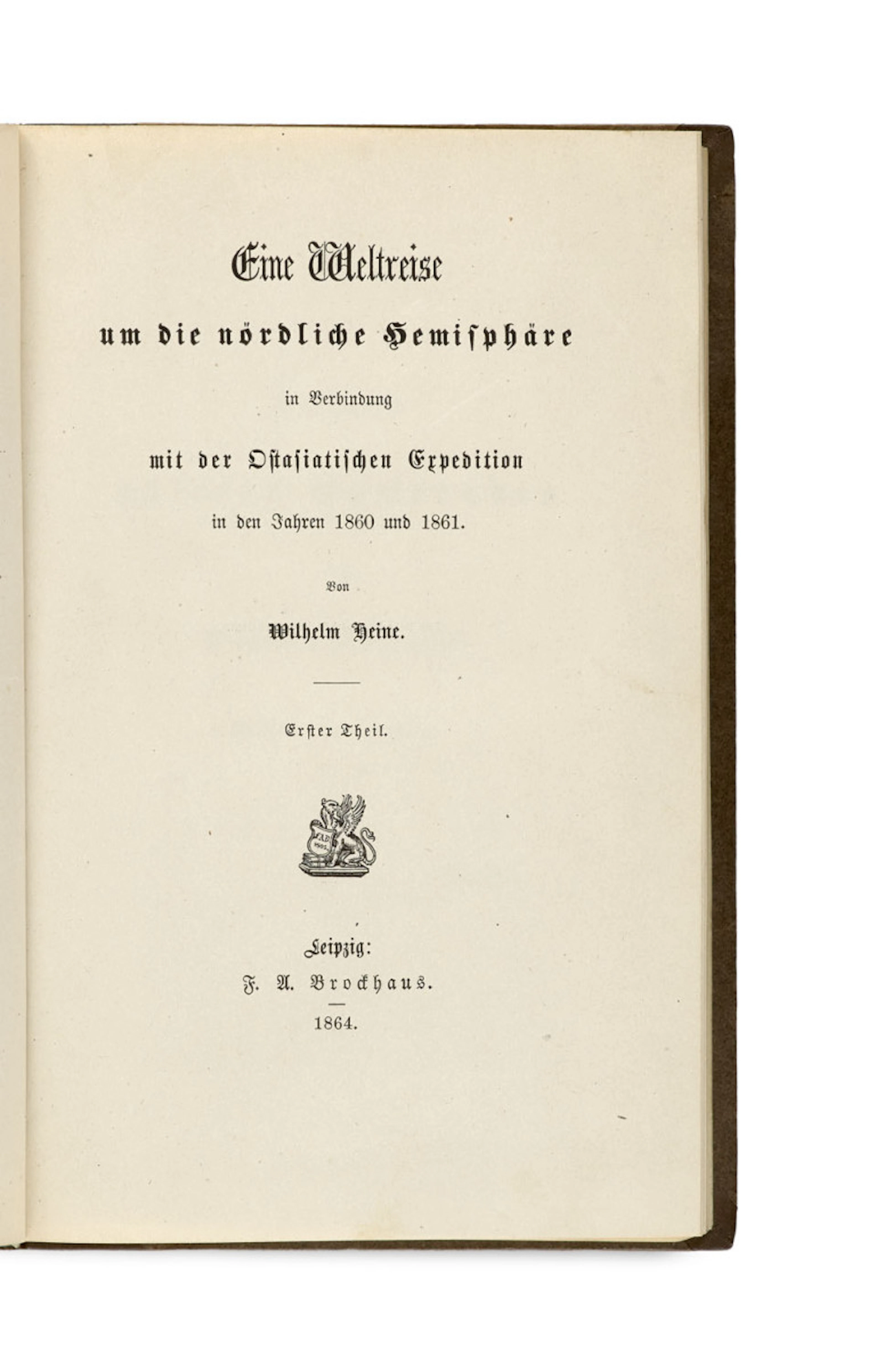 Wilhelm Heine. Eine Weltreise um die …