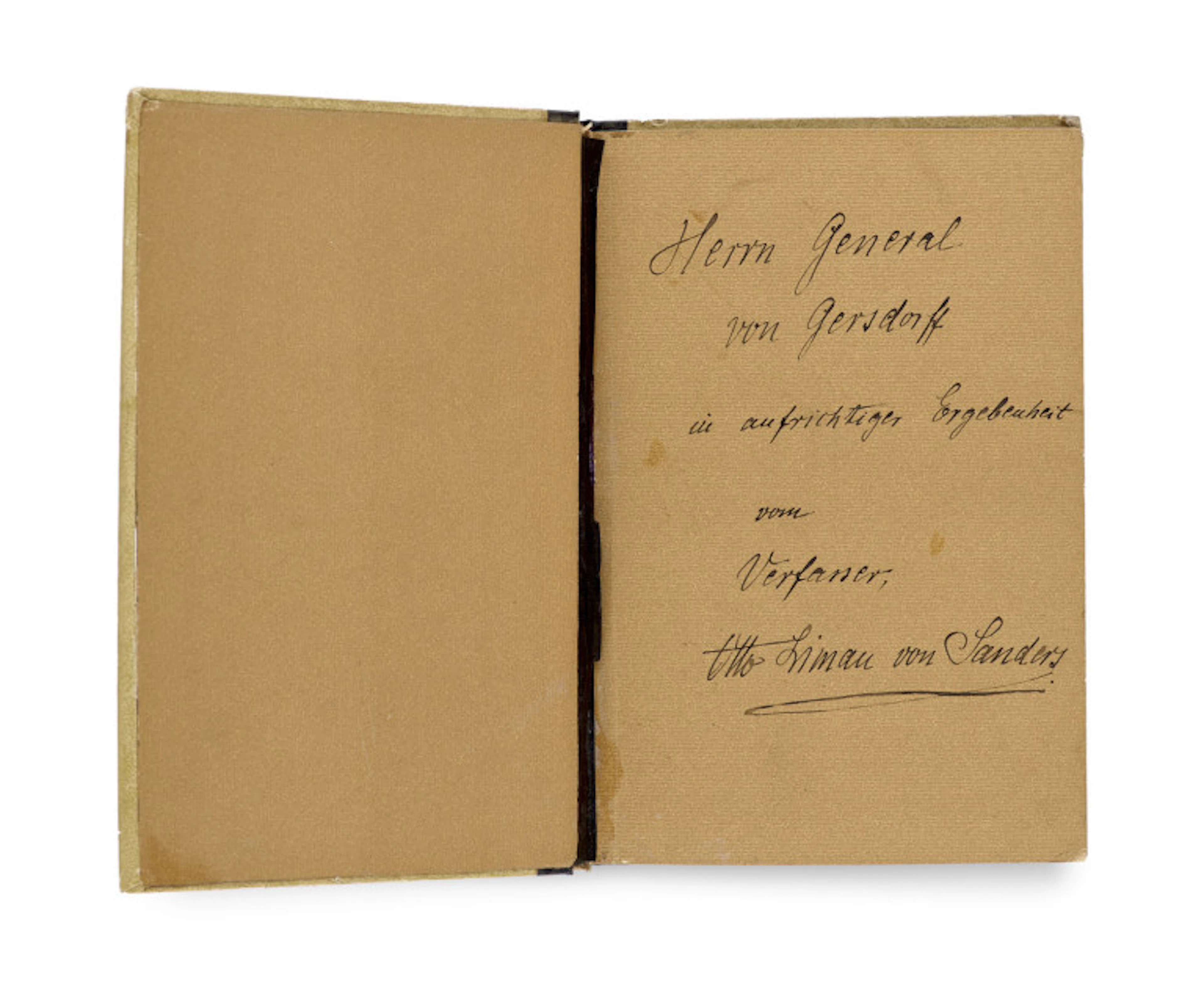 Otto Liman von Sanders. Fünf Jahre Türkei. Mit 3 …