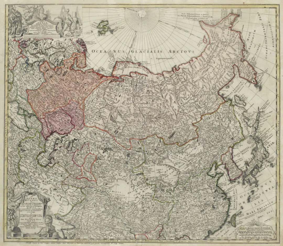 Johann Matthias Hasius. Imperii Russici et Tatariae …