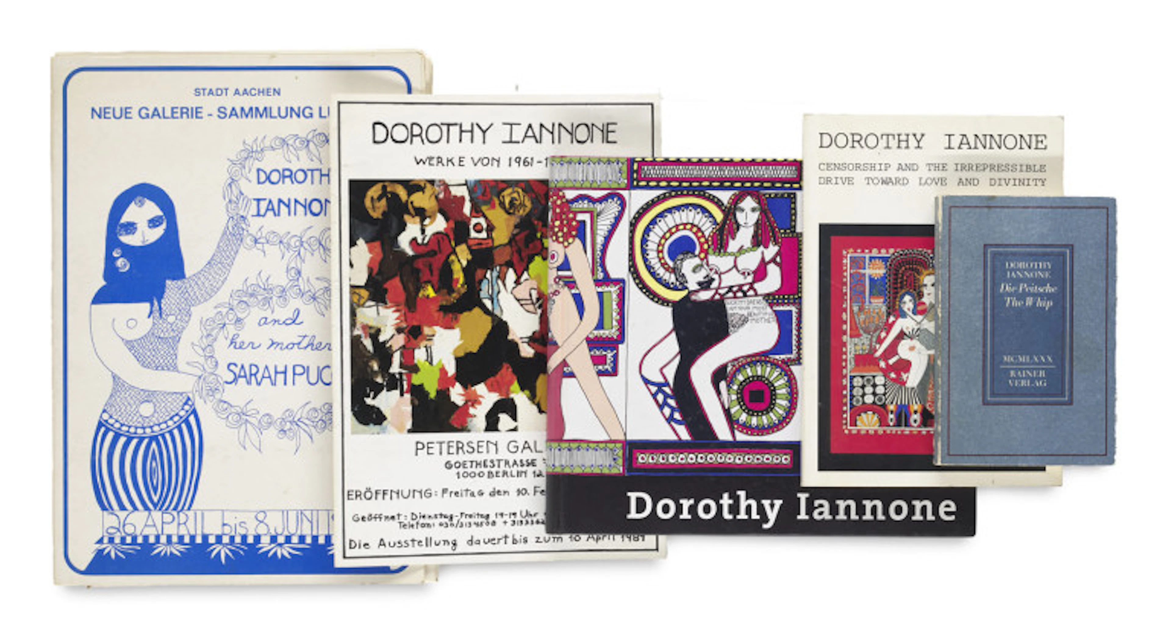 Dorothy Iannone. Sammlung von 6 Publikationen …
