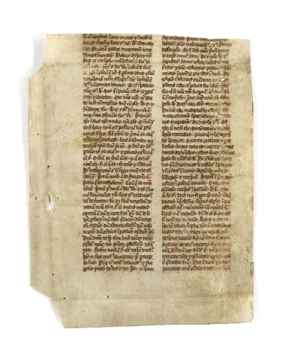 Bifolium-Fragment zur …