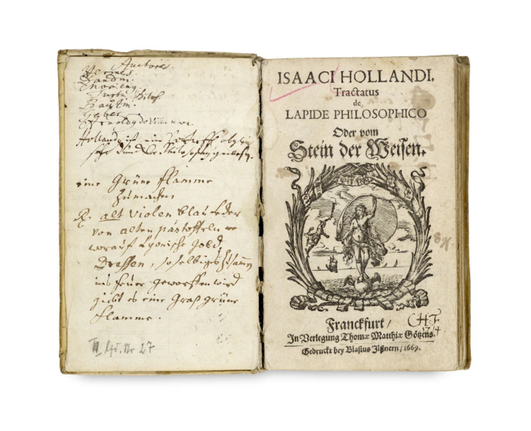 Johan Isaac Hollandus. Tractatus de Lapide …